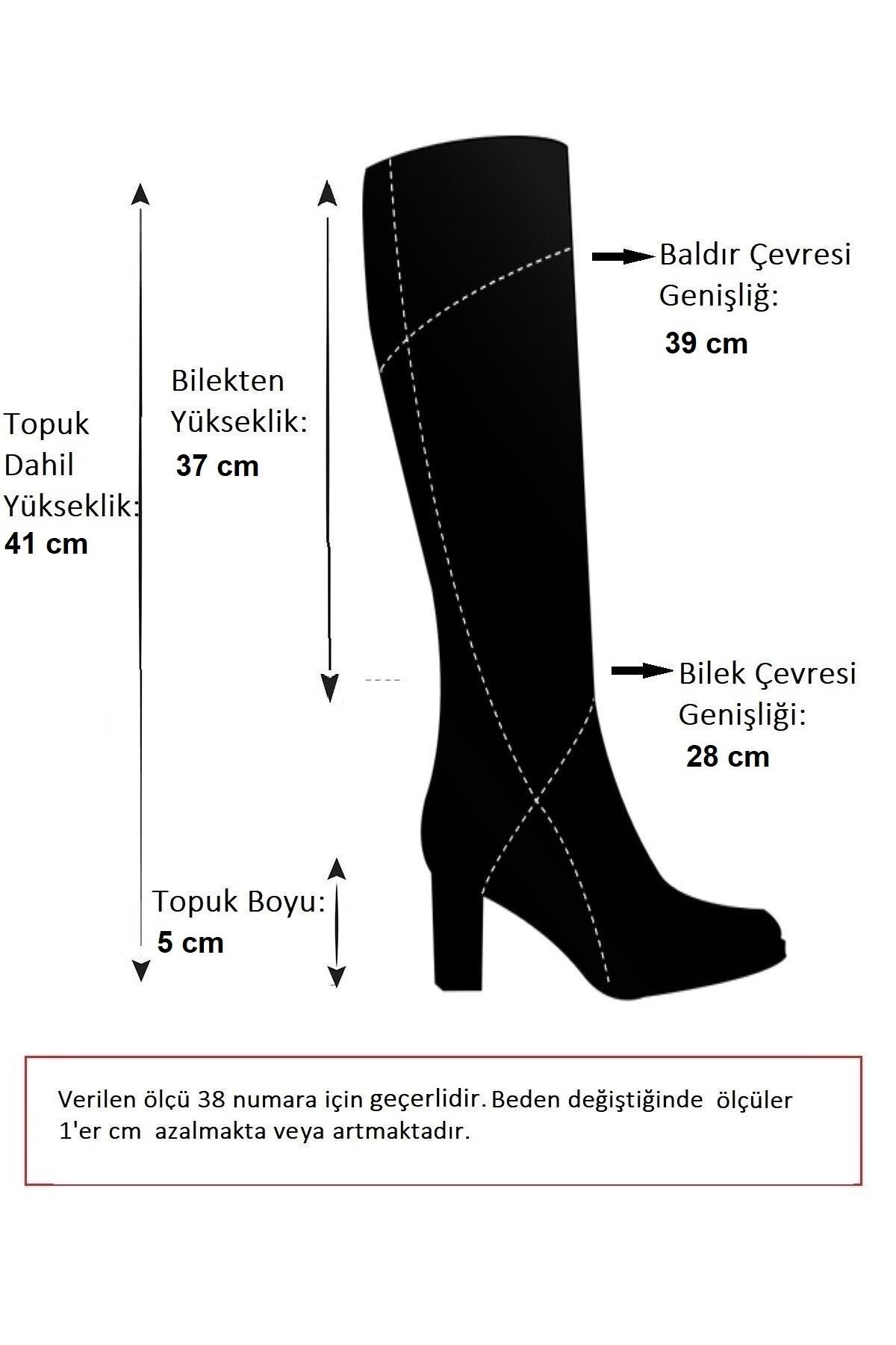 Fox Shoes Siyah Hakiki Deri Günlük Kadın Çizme N654226103 görsel 6