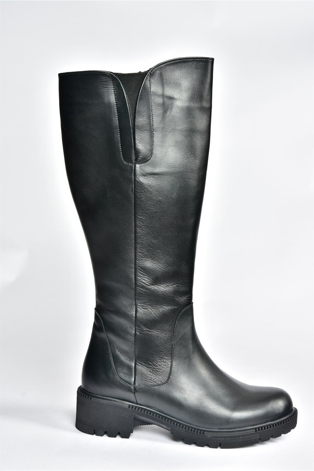 Fox Shoes Siyah Hakiki Deri Günlük Kadın Çizme N654226103 görsel 5