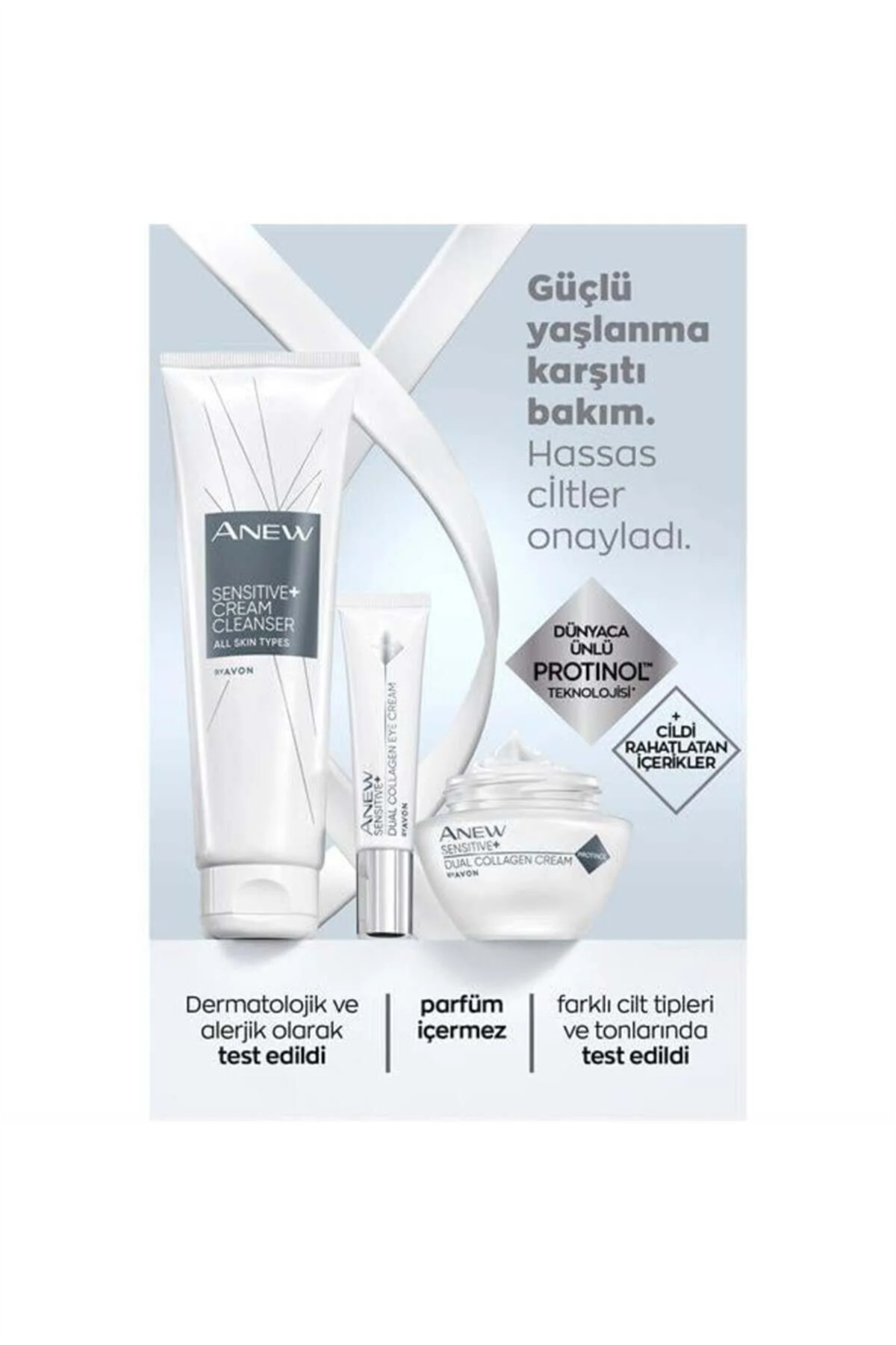 Anew Sensitive+ Krem Temizleyici - 150ml