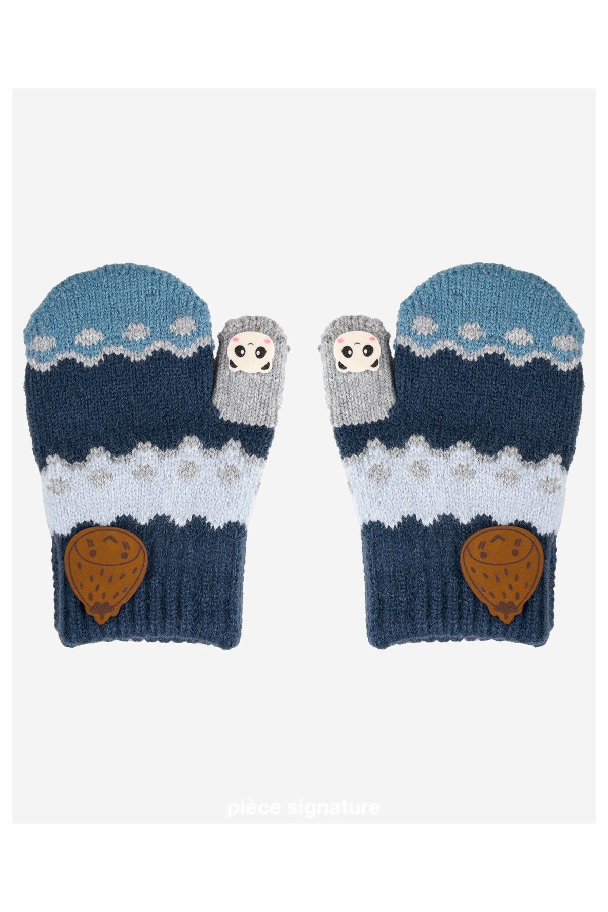 PIECE SIGNATURE %100 Acrylic Erkek Bebek Eldiven ( 1-3 Yaş ) fotoğrafı 3 (önizleme)
