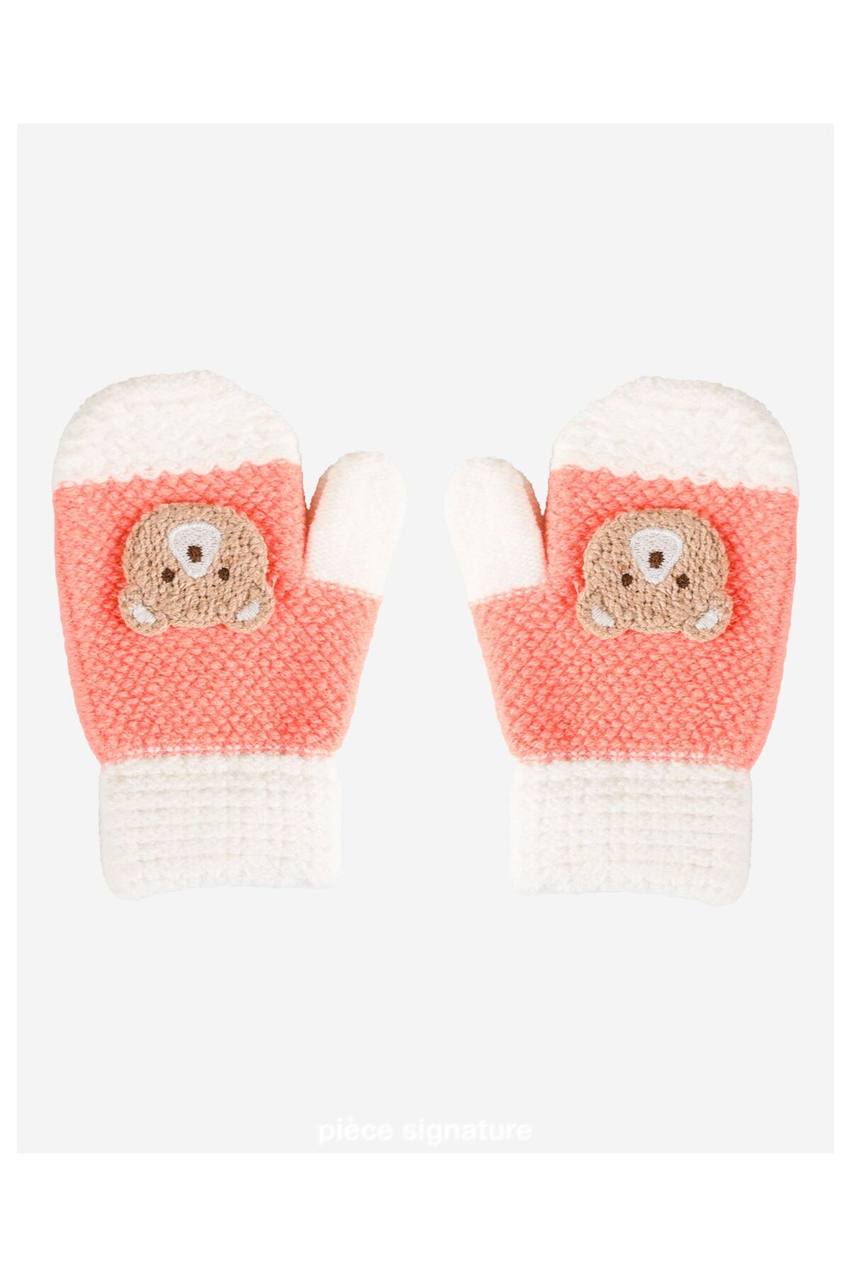 PIECE SIGNATURE Aksesuarlı %100 Acrylic Bebek Eldiven ( 1-3 Yaş ) fotoğrafı 4 (önizleme)