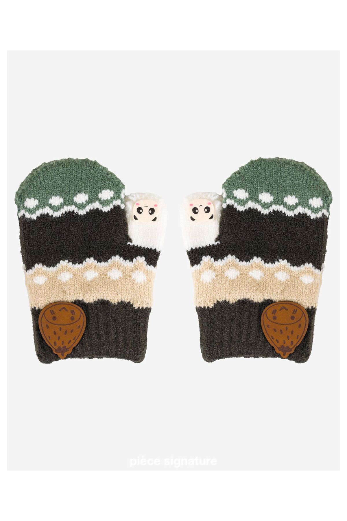 PIECE SIGNATURE %100 Acrylic Erkek Bebek Eldiven ( 1-3 Yaş ) fotoğrafı 4 (önizleme)