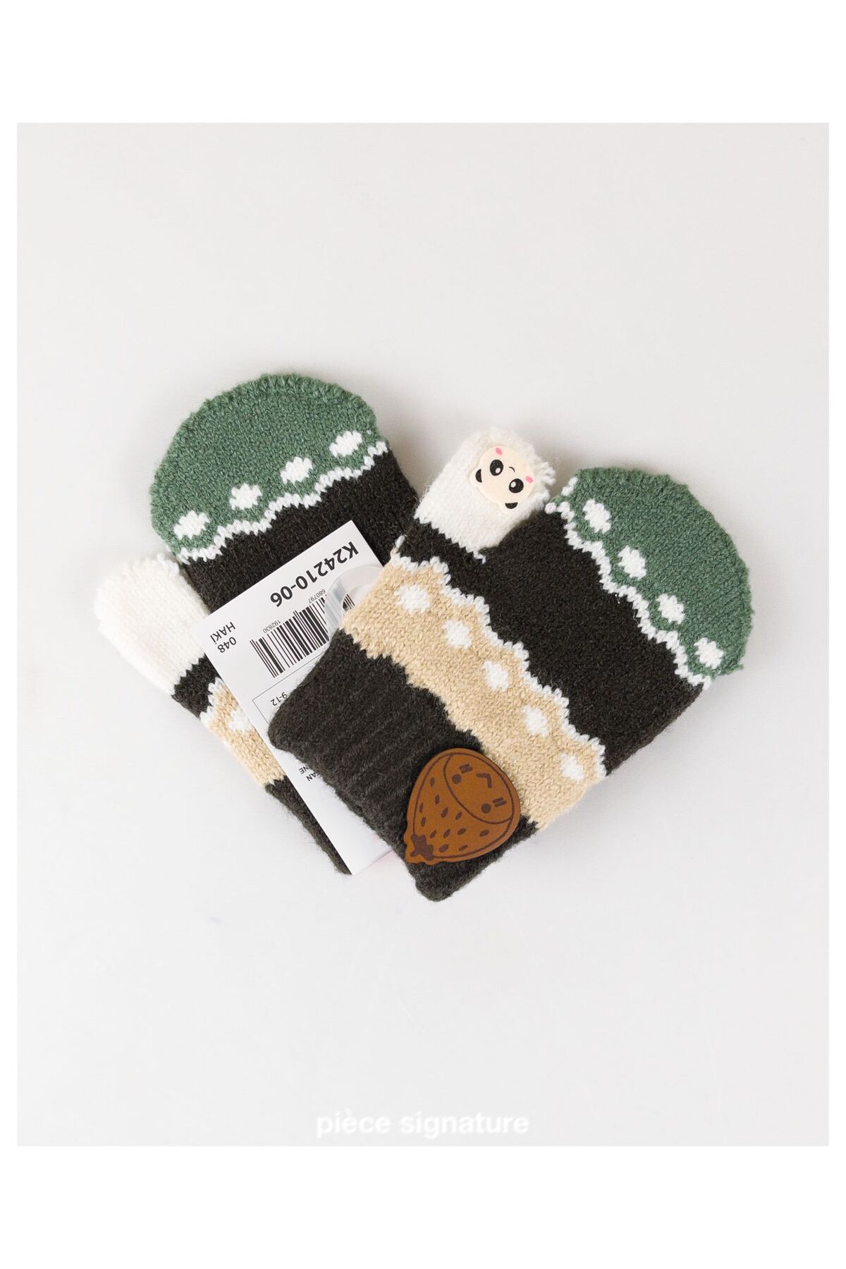 PIECE SIGNATURE %100 Acrylic Erkek Bebek Eldiven ( 1-3 Yaş ) fotoğrafı 3 (önizleme)