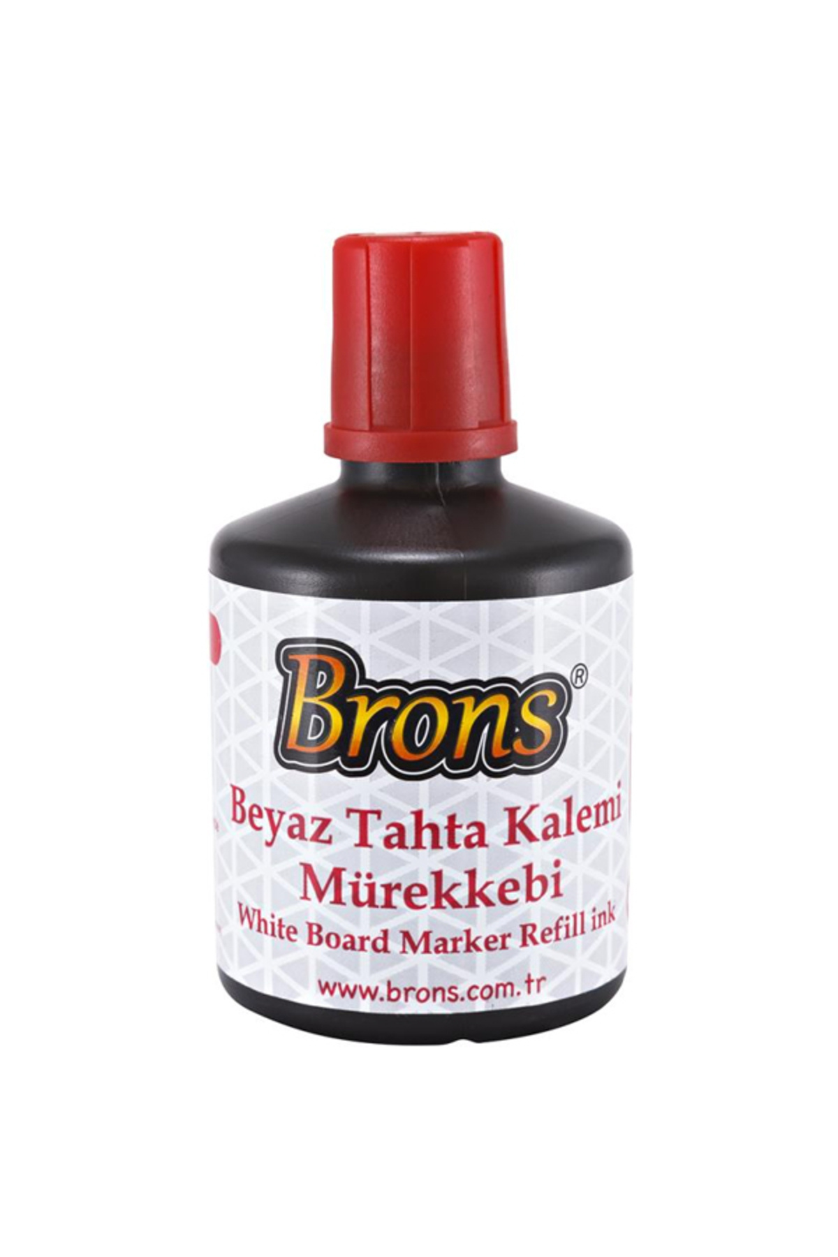 Brons Tahta Kalem Mürekkebi 100 Cc Kırmızı Tahta Kalem Mürekkebi (6 LI PAKET) tkm