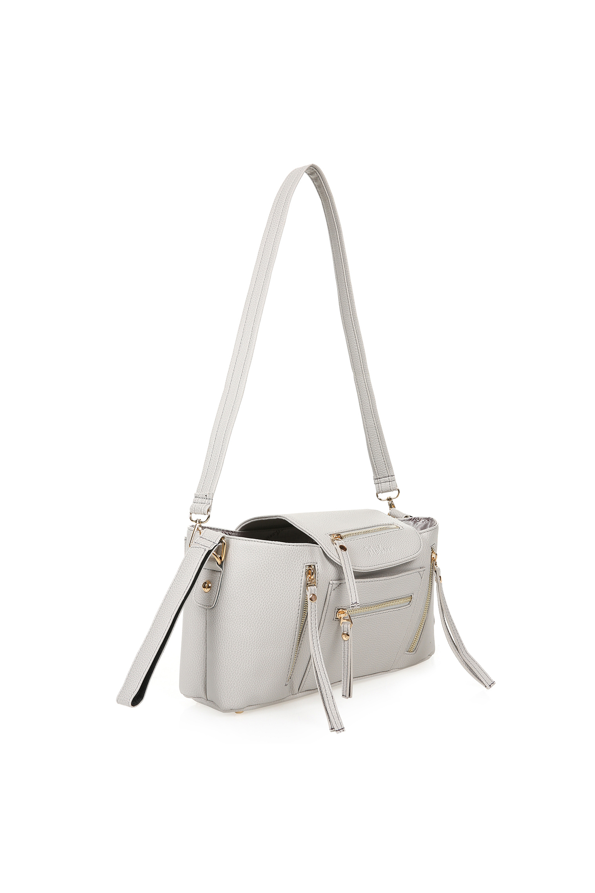 motheric Gri Bebek Arabası Organizer Omuz Askılı Bakım Çantası, Puset Düzenleyici Organizatörü fotoğrafı 4 (önizleme)