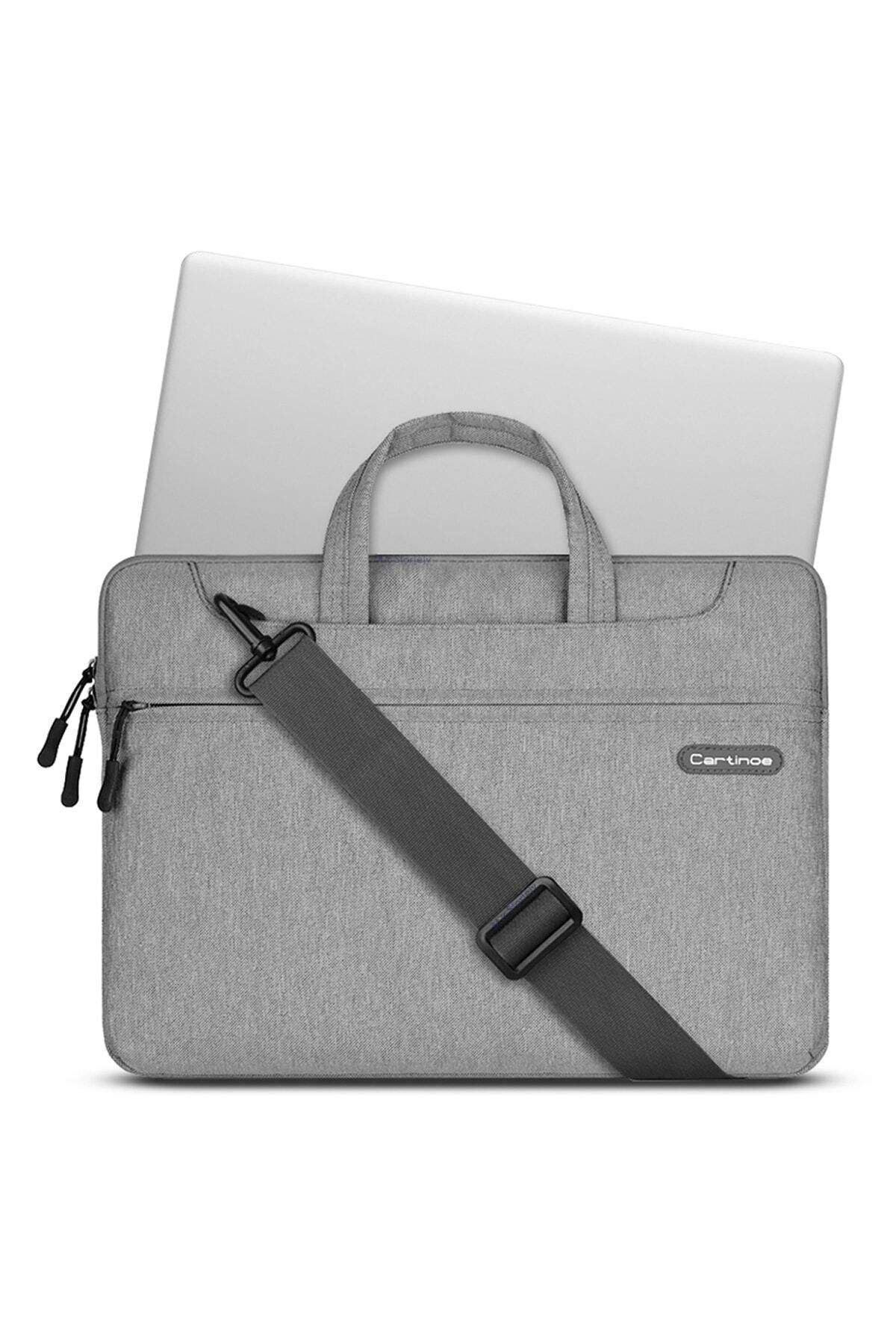 Mcstorey  Laptop Çantası Macbook Air Pro 13inc Bilgisayar-evrak Çantası Omuz Askılı - Görsel 3