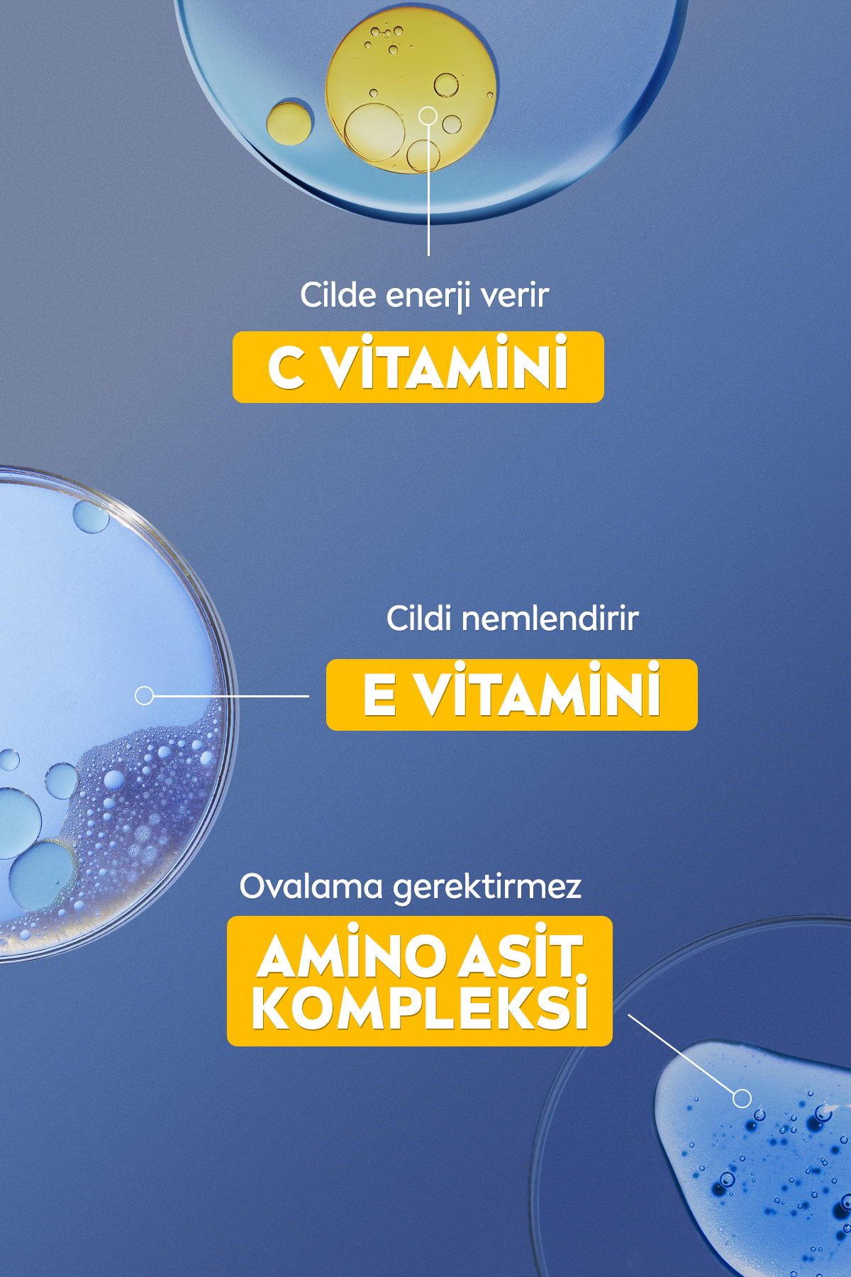 C Vitamini Bakım Seti, Q10 Sıkılaştırıcı Losyon 250ml, Gündüz Kremi 50ml,Makyaj Temizleme Suyu 400ml — SET.NVE.1217 — تصویر 6 از 9