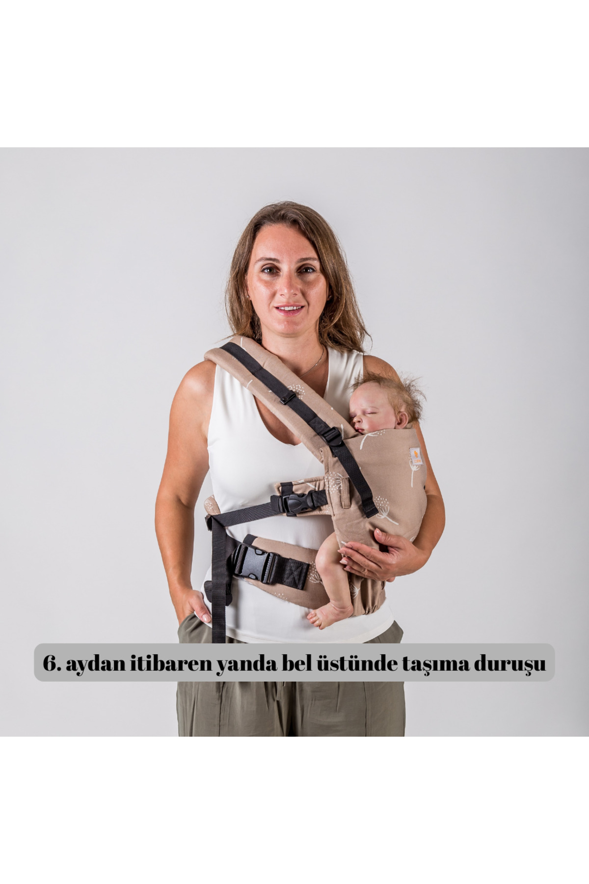 Lufasling Bebek Kangurusu, Ergonomik, Organik Pamuk, Civra fotoğrafı 7 (önizleme)