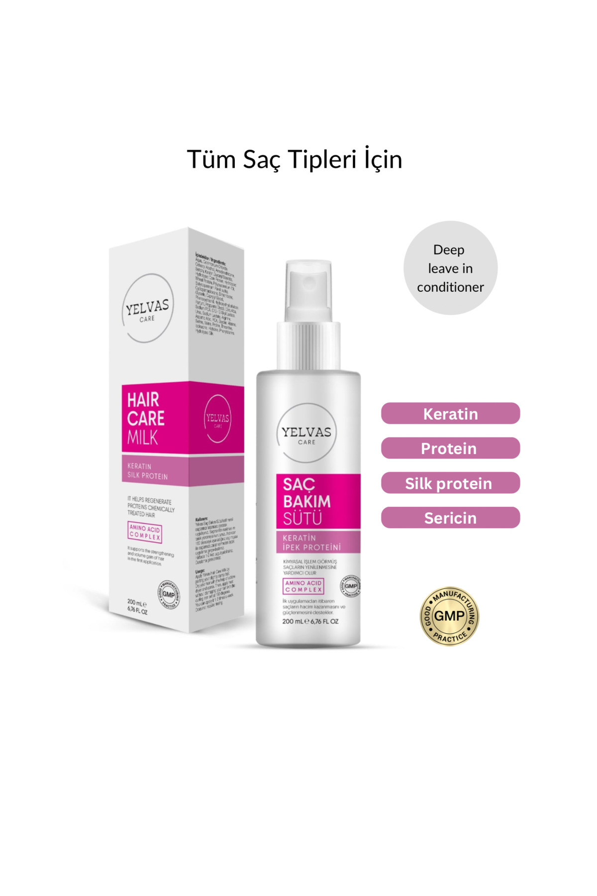 Yıpranmış Saçlar İçin Keratin Ve Protein Formaldehitsiz Saç Onarıcı 200 Ml — 866 — تصویر 4 از 9