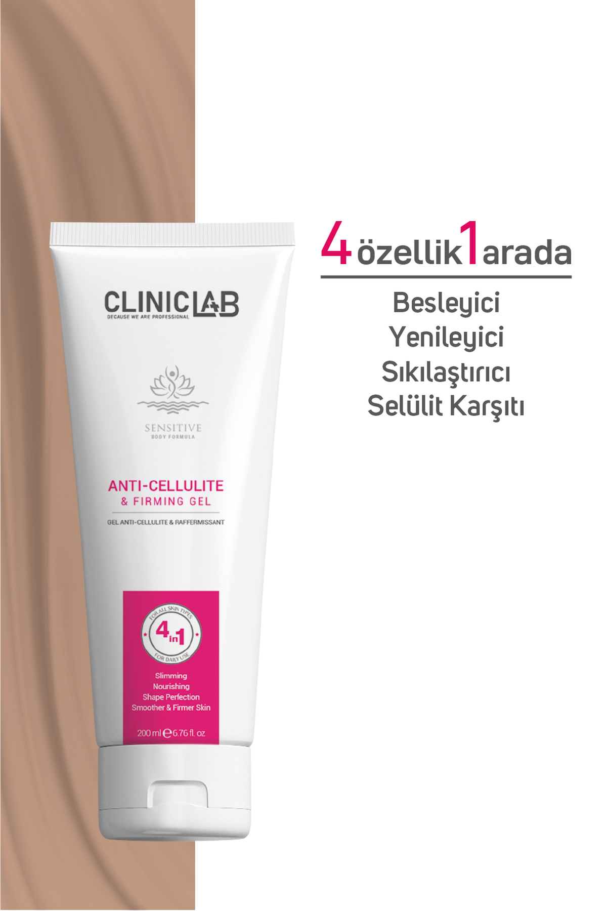 Selülit Karşıtı Sıkılaştırıcı Jel 200 Ml — 8684808758343 — تصویر 5 از 6