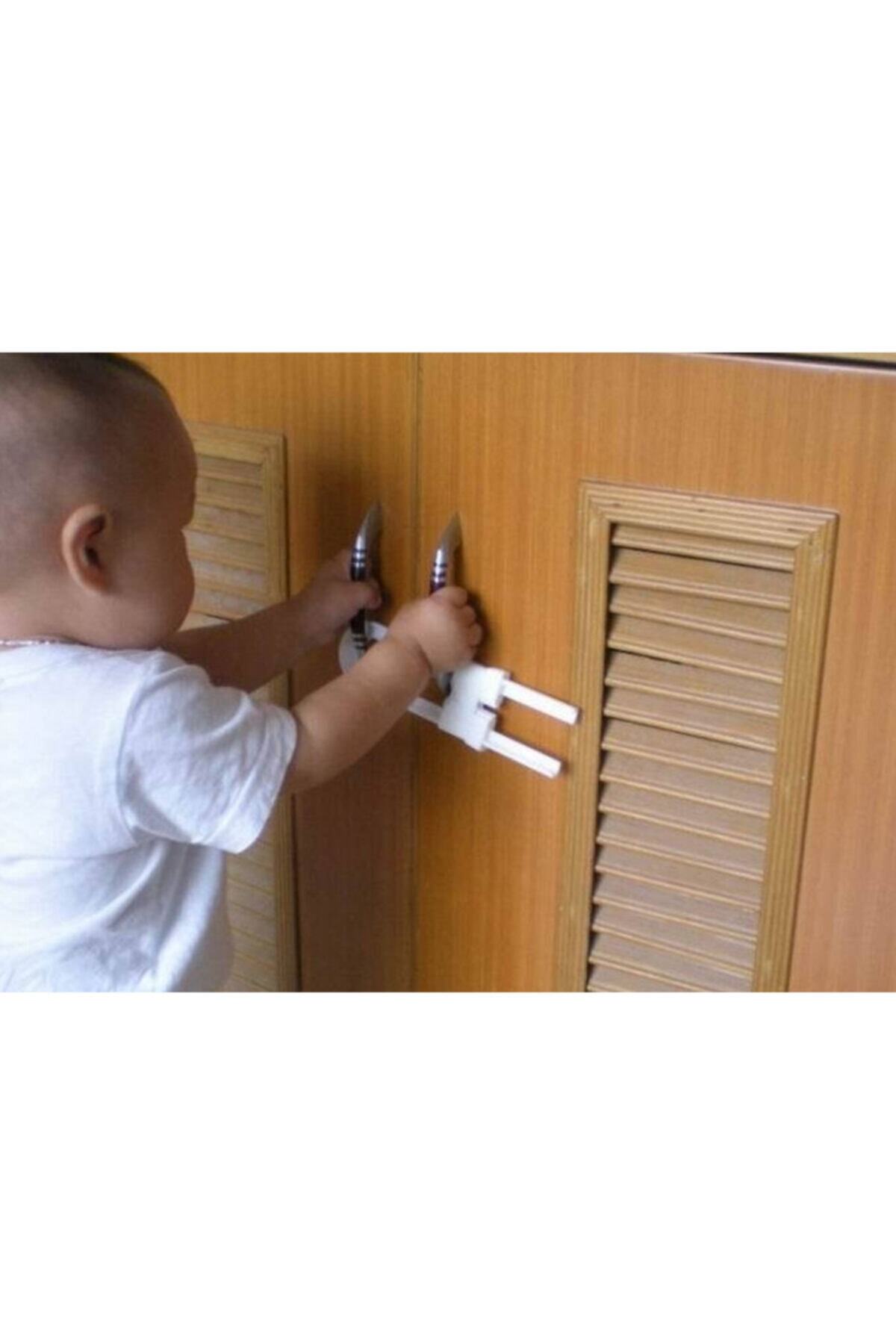 FırsatVar Çekmece Mutfak Dolabı Gardrop Kiliti Çocuk Bebek Kilidi Kilit fotoğrafı 6 (önizleme)