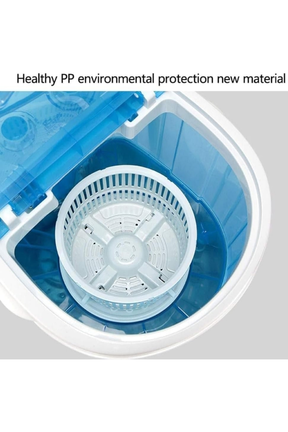 غسالة ملابس وأحذية صغيرة (موديل DLC-37155) - أزرق
