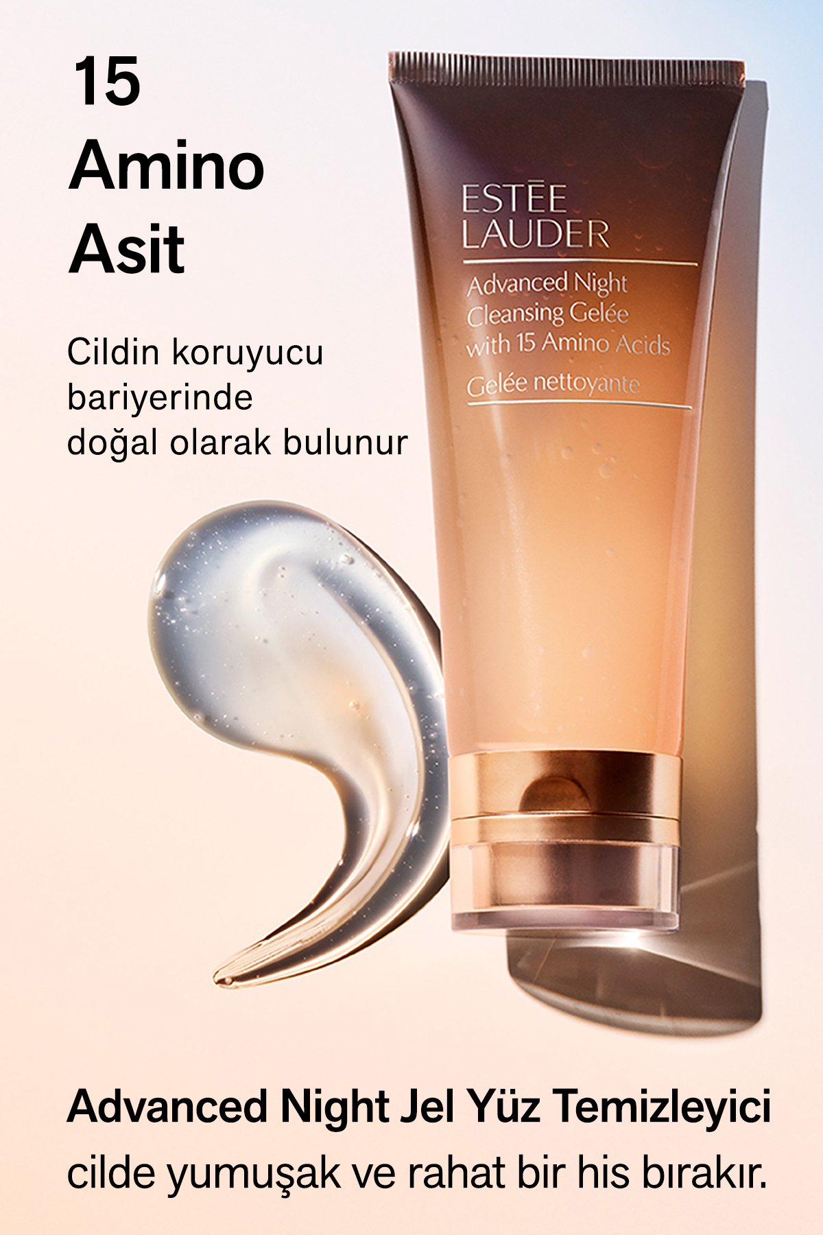 Jel Yüz Temizleyici - Advanced Night Cleansing Gelee - 100ml, 15 farklı amino asit — 110714 — تصویر 2 از 7