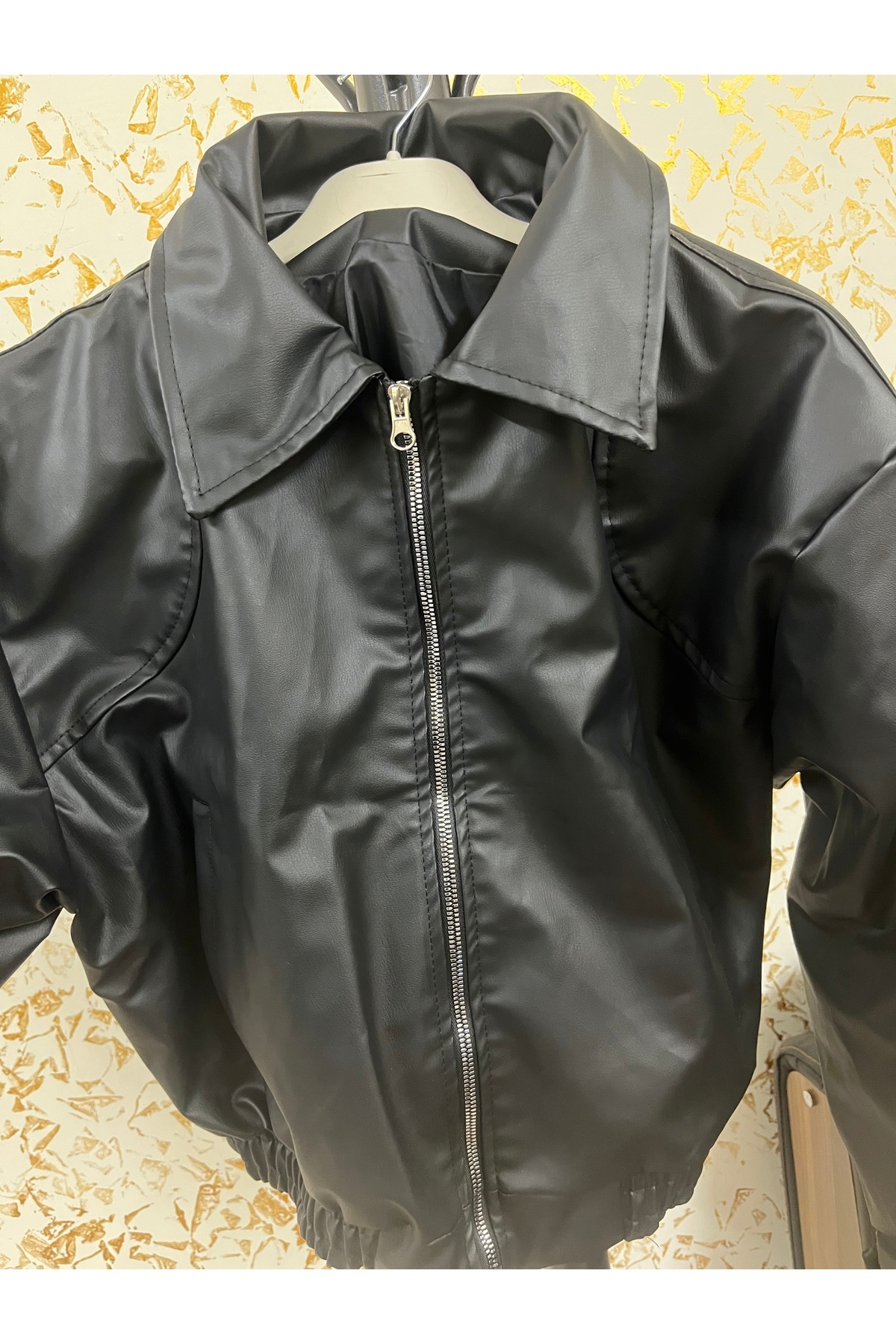 Genel Markalar Deri Bomber Deri Ceket