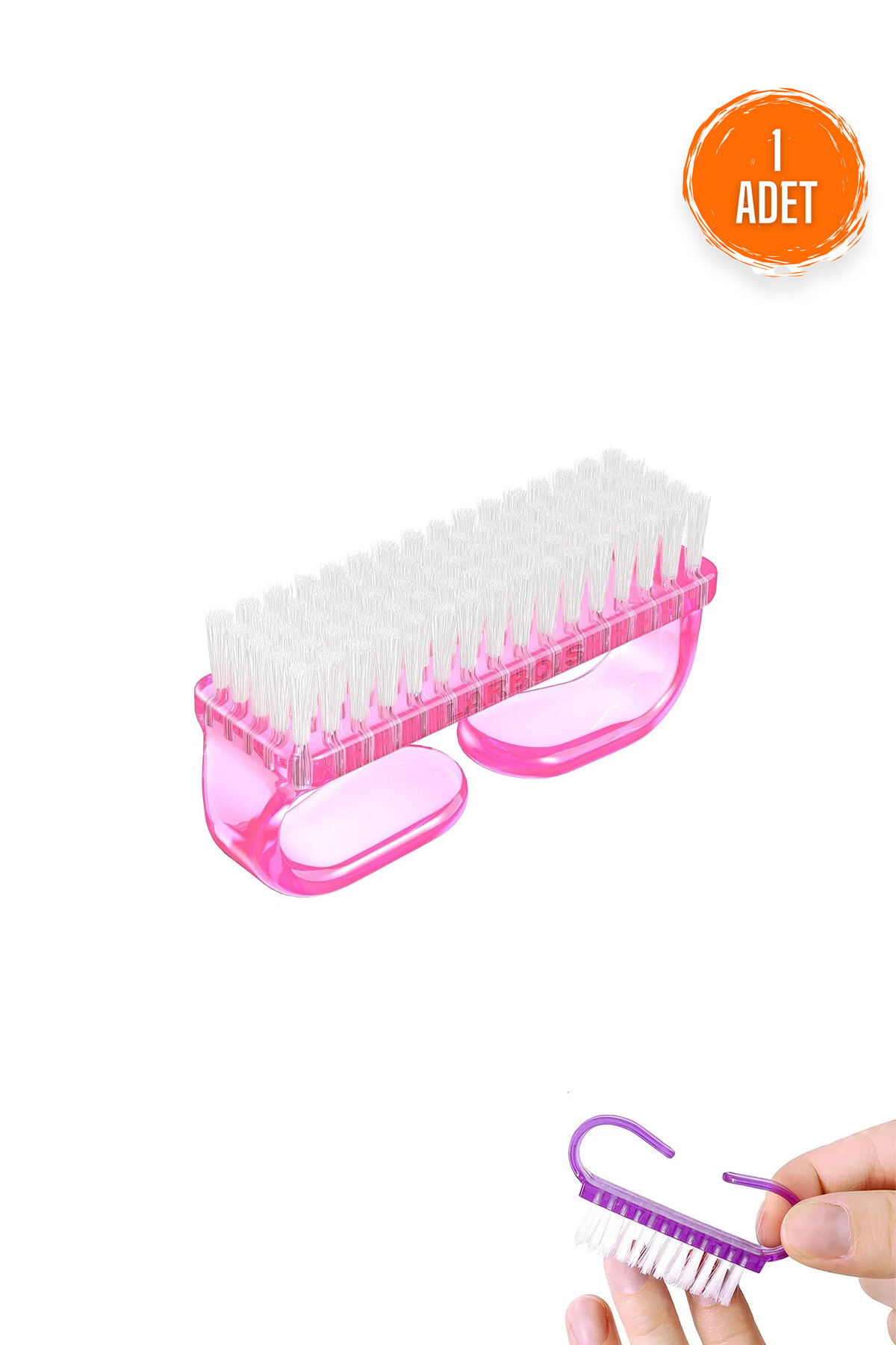 Fresh Moon Tırnak Fırçası 1 Adet Çok Amaçlı Protez Tırnak Meyve Sebze Temizleme Yıkama Fırçası Bakım Aparatı
