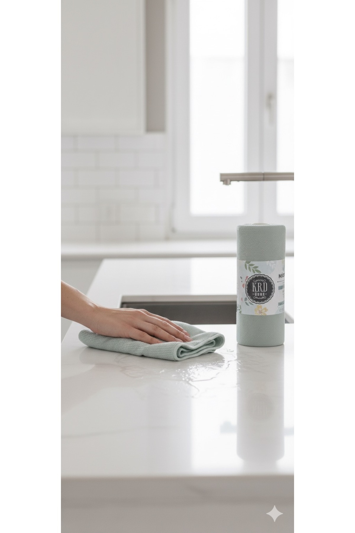 Myplas Pratik 25x25 Rulo Kopartılabilen Mikrofiber Bez