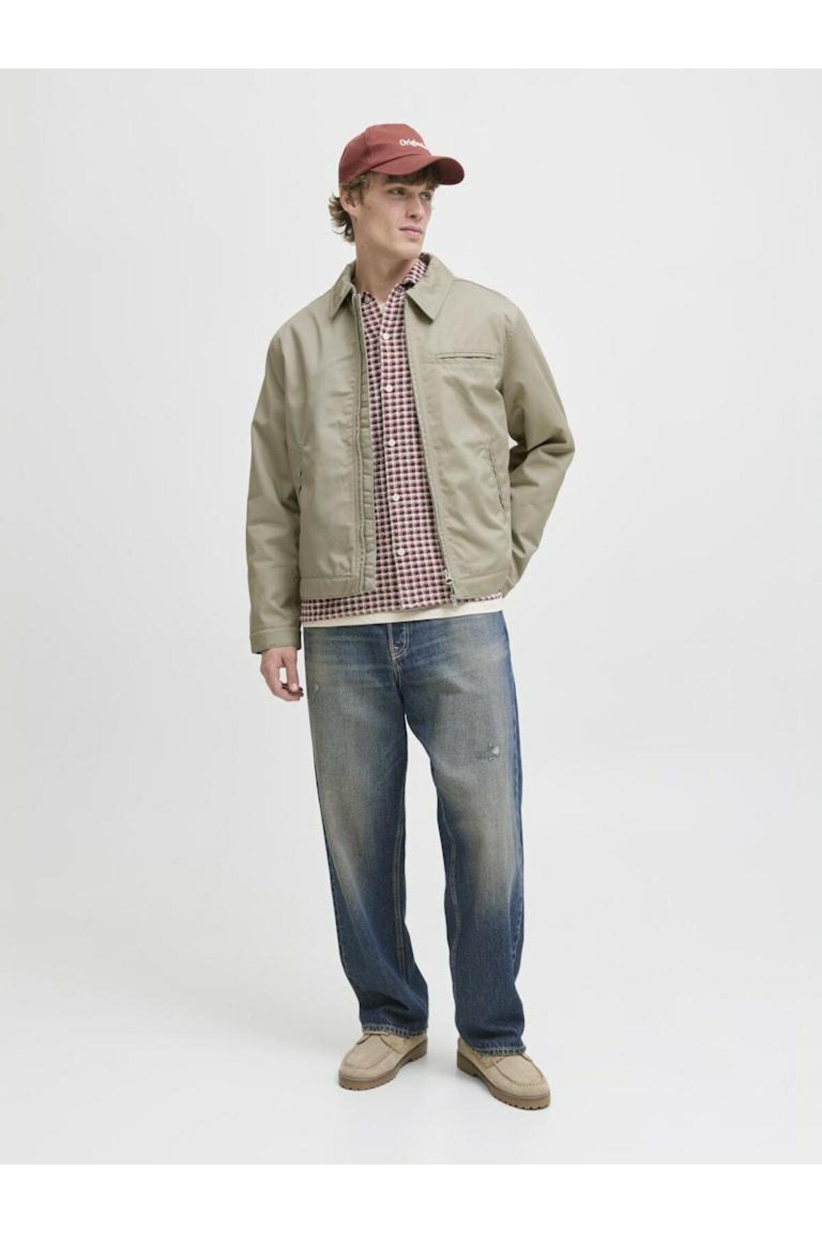 کاپشن مردانه راسته آستین بلند | جک اند جونز Jack & Jones 12288227 - تصویر 3