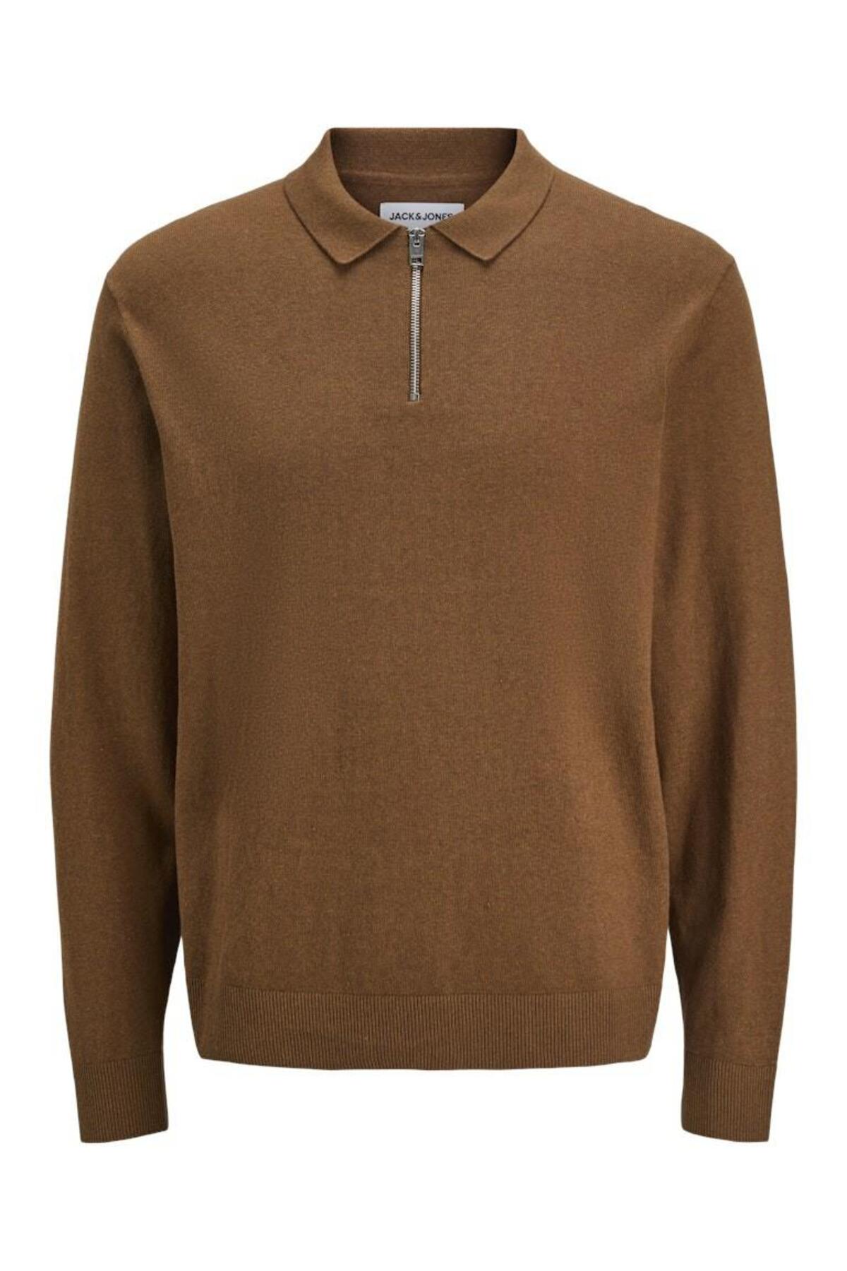 پلیور مردانه راسته آستین بلند | جک اند جونز Jack & Jones 12268210-Monks Robe - تصویر 5