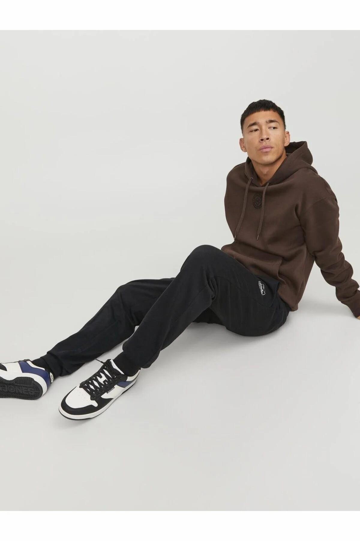 شلوار گرمکن ورزشی مردانه راسته فاق نرمال | جک اند جونز Jack & Jones 12165322 - تصویر 5