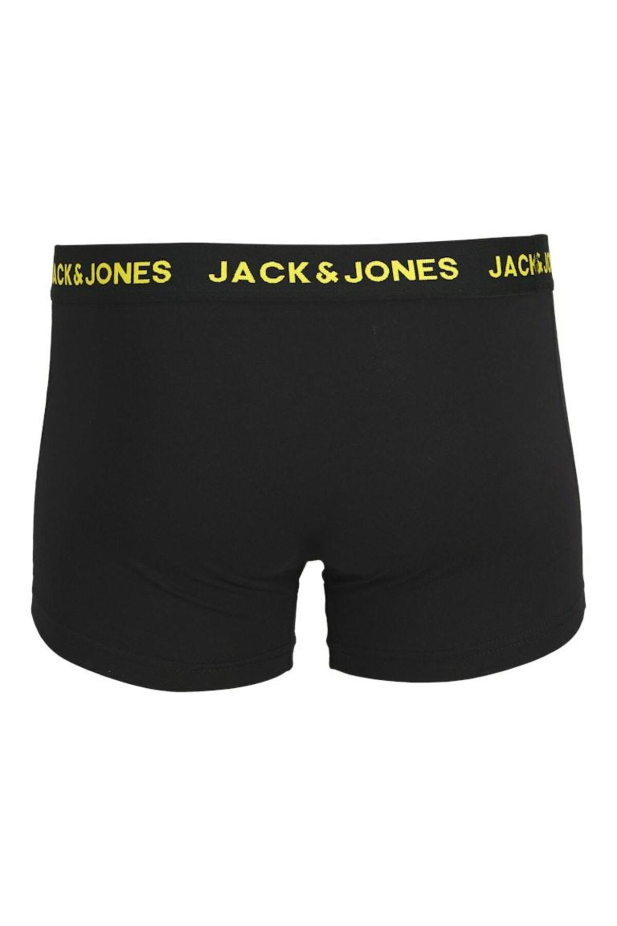 باکسر مردانه راسته فاق نرمال | جک اند جونز Jack & Jones 12165587-Black - تصویر 3