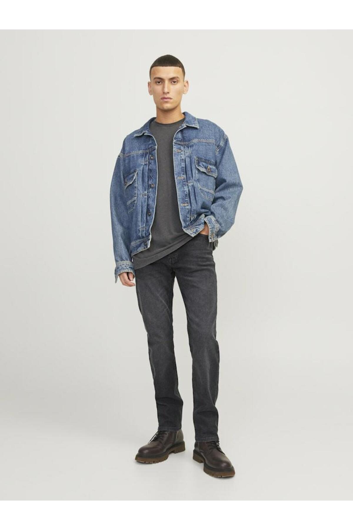 شلوار مردانه راسته فاق نرمال | جک اند جونز Jack & Jones 12246915 - تصویر 3