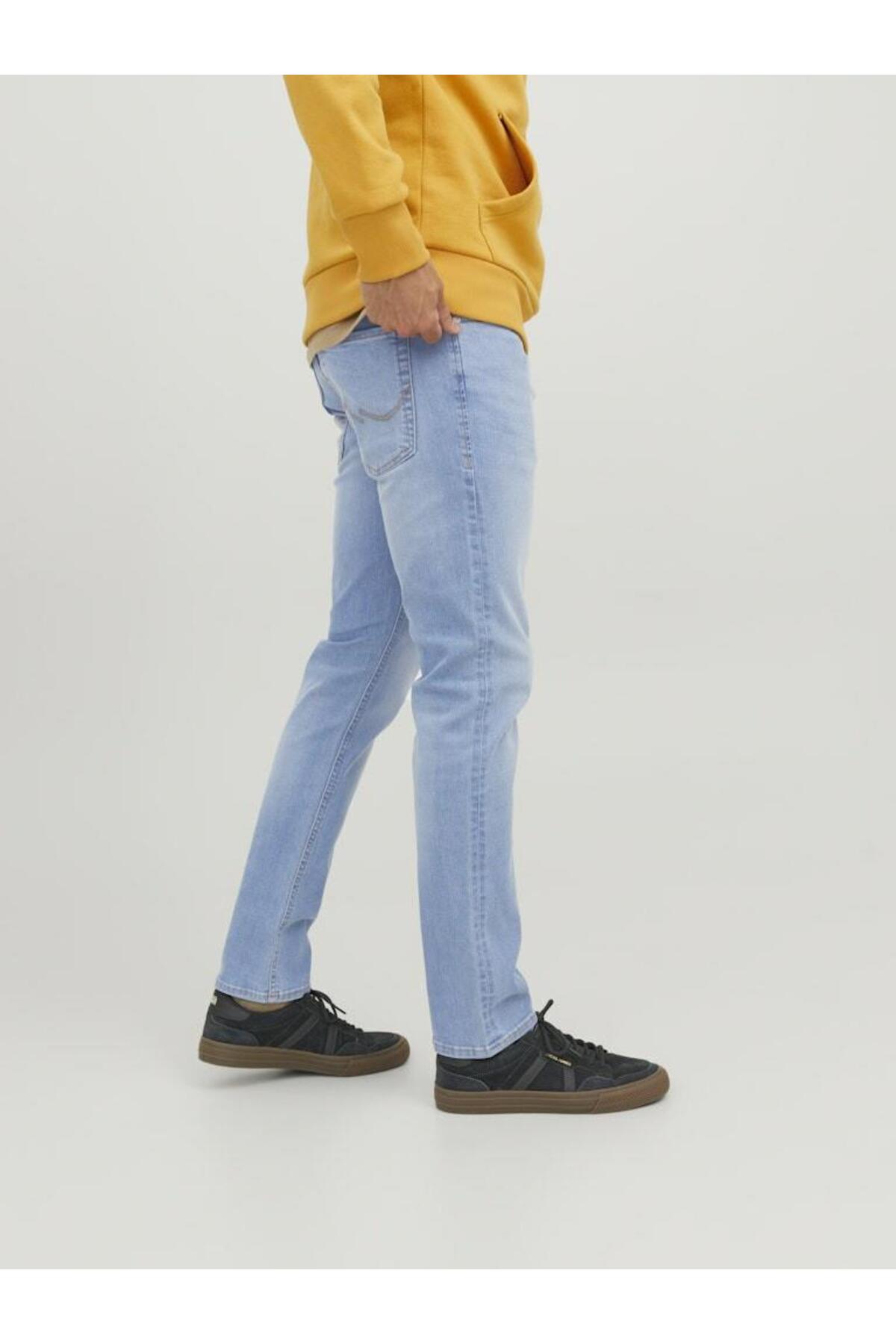 شلوار جین مردانه راسته فاق نرمال | جک اند جونز Jack & Jones 12243593 - تصویر 3