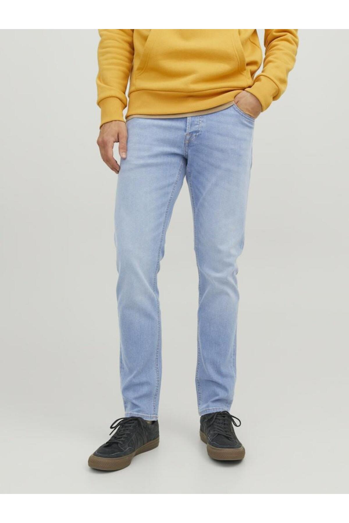 شلوار جین مردانه راسته فاق نرمال | جک اند جونز Jack & Jones 12243593 - تصویر 5