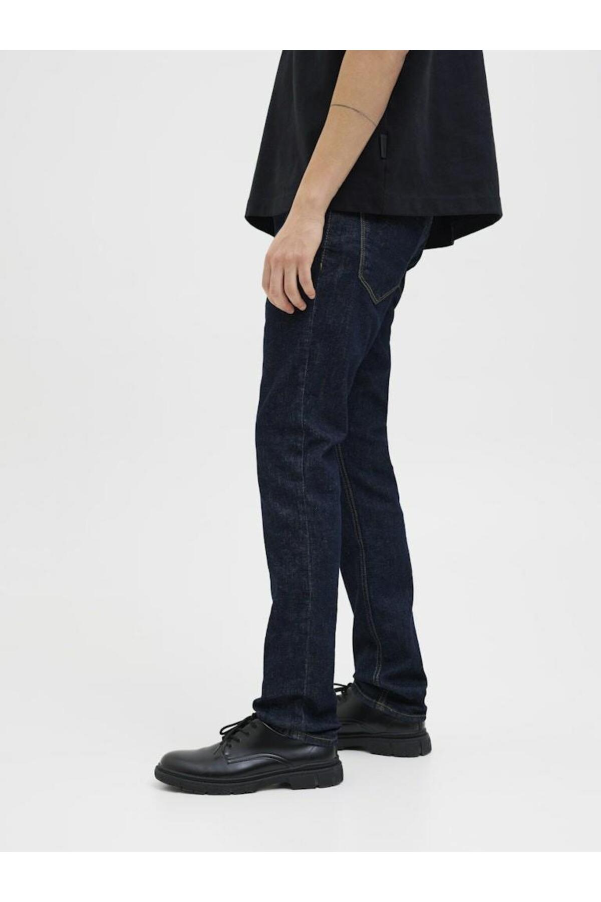 شلوار جین مردانه راسته فاق نرمال | جک اند جونز Jack & Jones 12261862 - تصویر 4