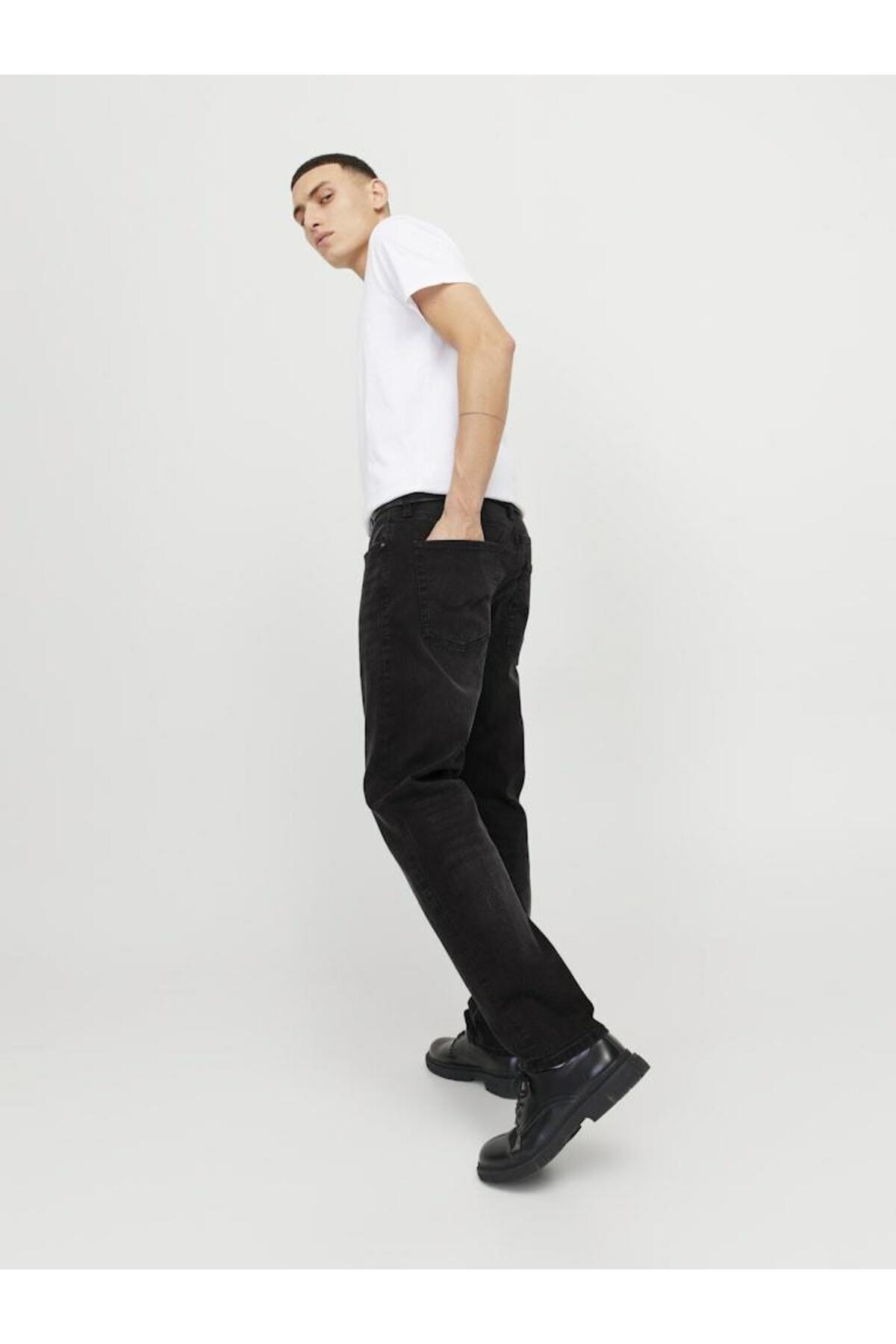 شلوار جین مردانه راسته فاق نرمال | جک اند جونز Jack & Jones 12264026 - تصویر 6