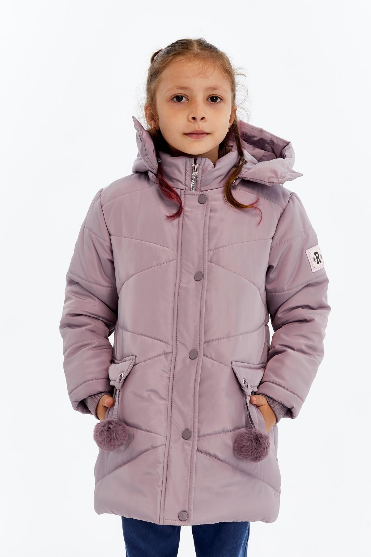 Benittokids Kapüşonlu Kışlık Ponpon Detaylı Kız Çocuk Kaban 51354 fotoğrafı 4 (önizleme)