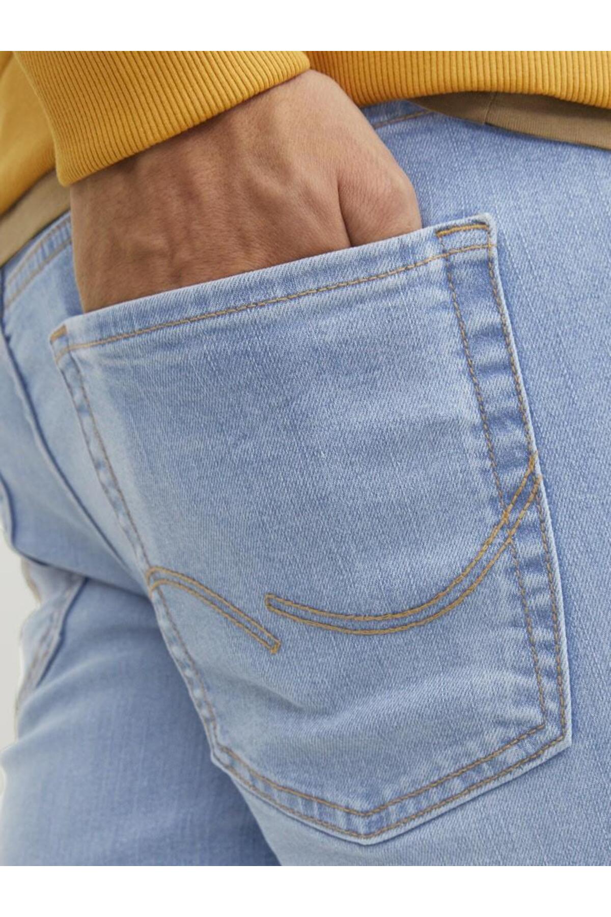 شلوار جین مردانه راسته فاق نرمال | جک اند جونز Jack & Jones 12243593 - تصویر 4