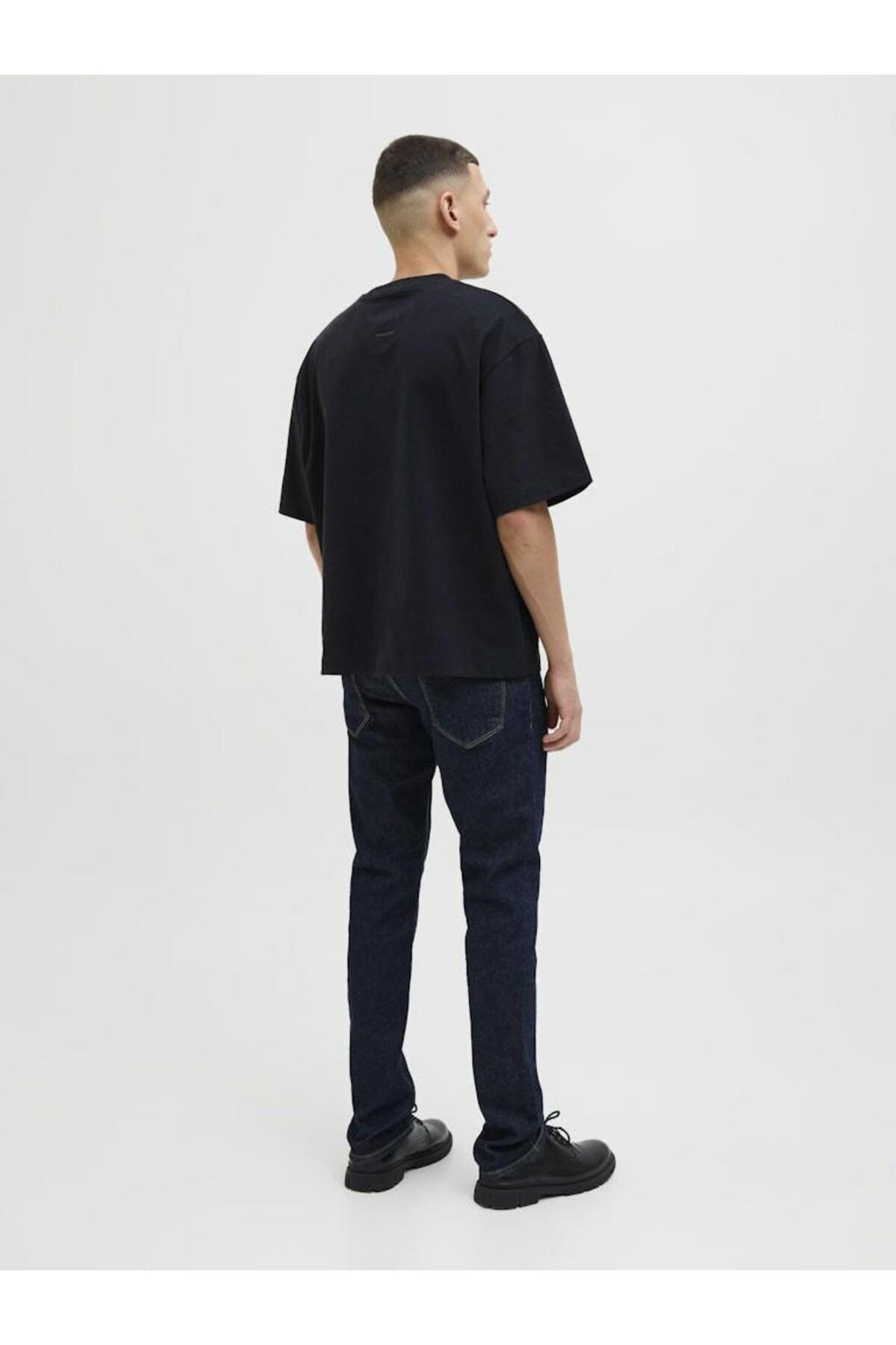شلوار جین مردانه راسته فاق نرمال | جک اند جونز Jack & Jones 12261862 - تصویر 3