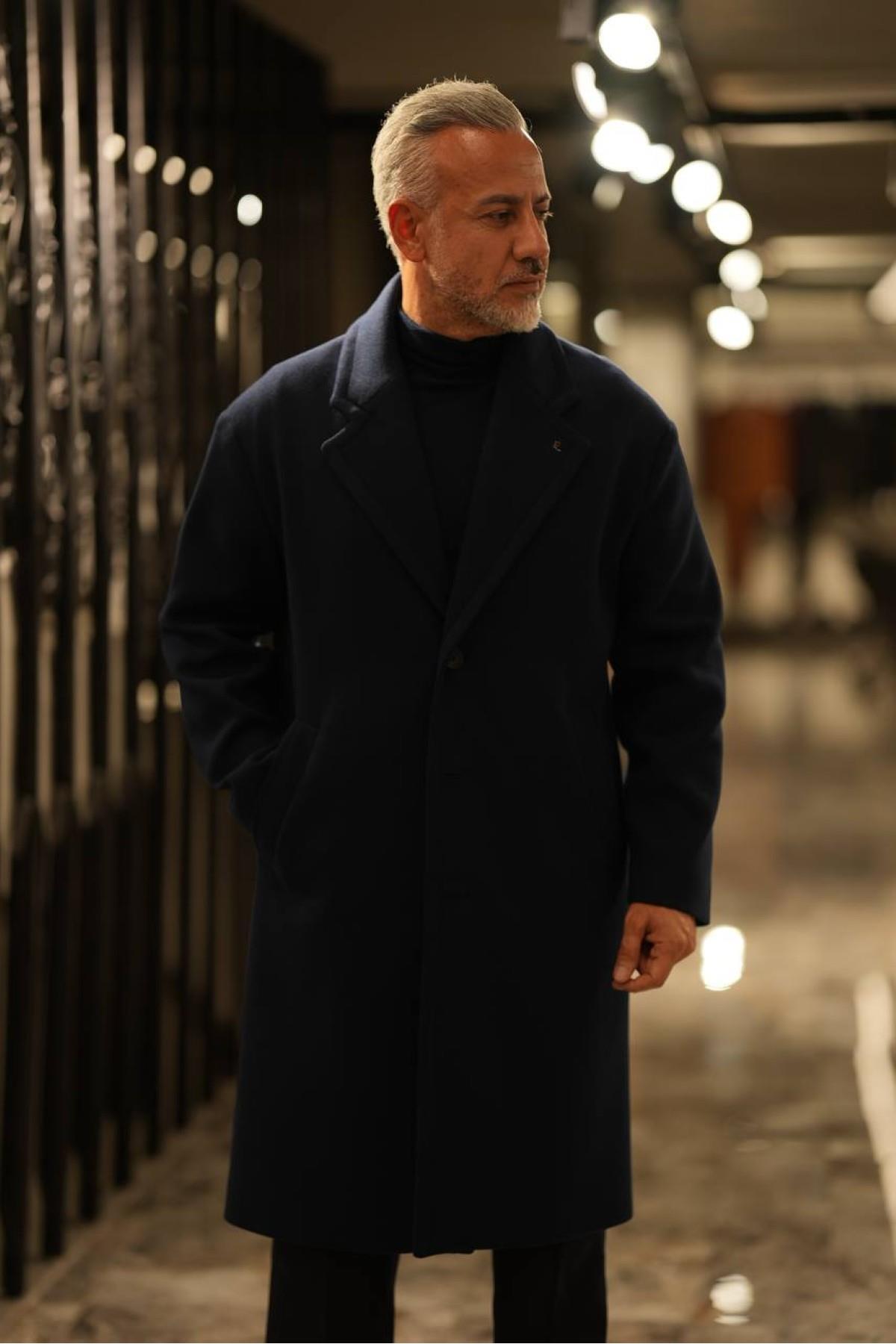 ÜÇ DÜĞME OVERSIZE KABAN — رنگارنگ P251P71651 — تصویر 3 از 5