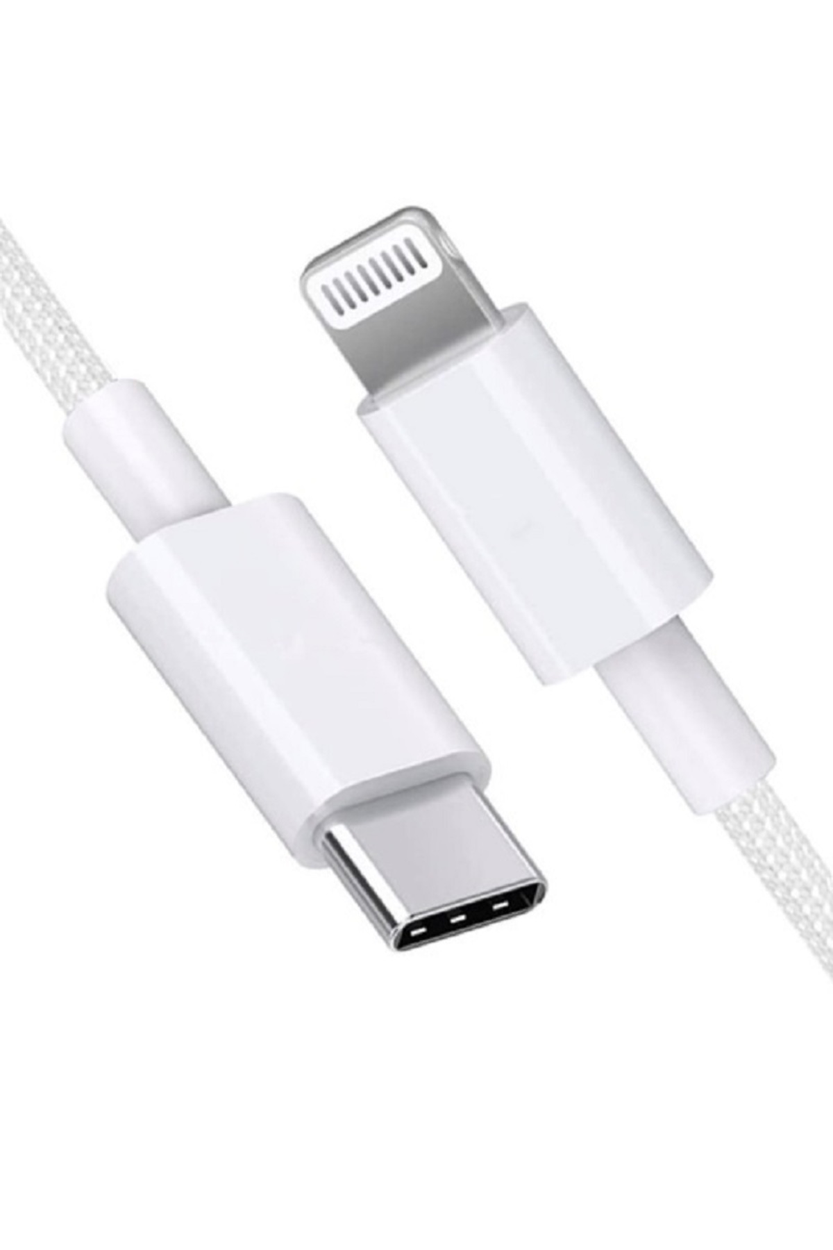 REMORAX ÖRGÜLÜ iPhone Uyumlu 27WATT Hızlı Şarj Kablosu, Type C-Lightning, 14/13/12/12 Pro Max/11/Xs Max/XR/X