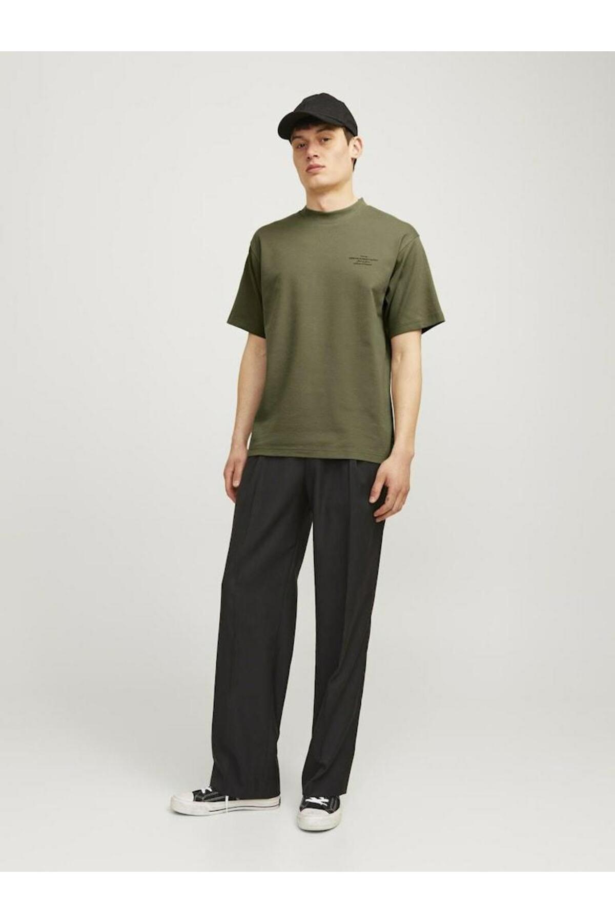 تیشرت مردانه طرح دار آستین کوتاه | جک اند جونز Jack & Jones 12259357-Sea Turtle - تصویر 4