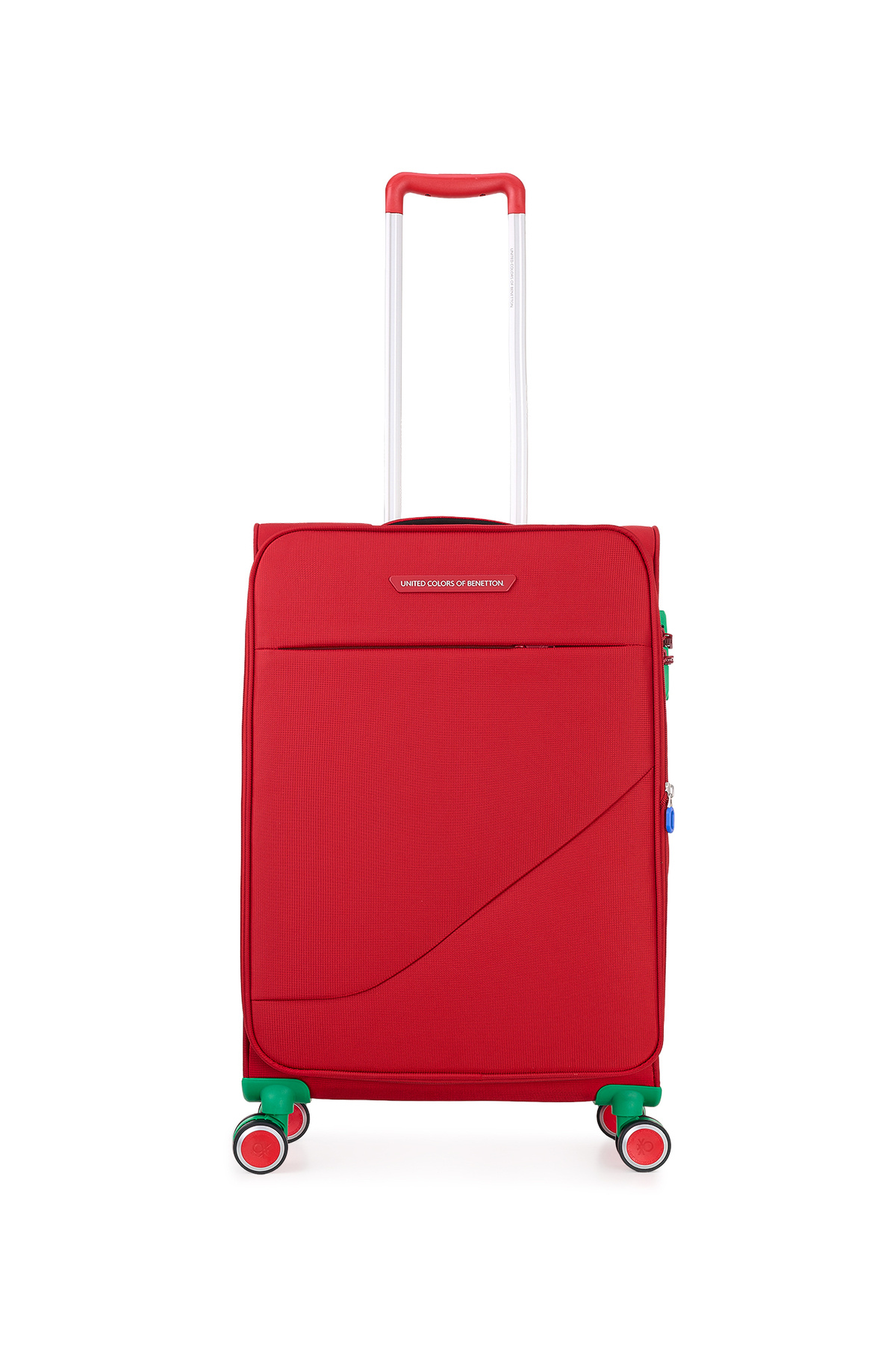 یونایتد کالرز آو بنتون چمدان ۸ چرخ پارچه‌ای لوکس فوق‌العاده سبک بنتون سایز متوسط