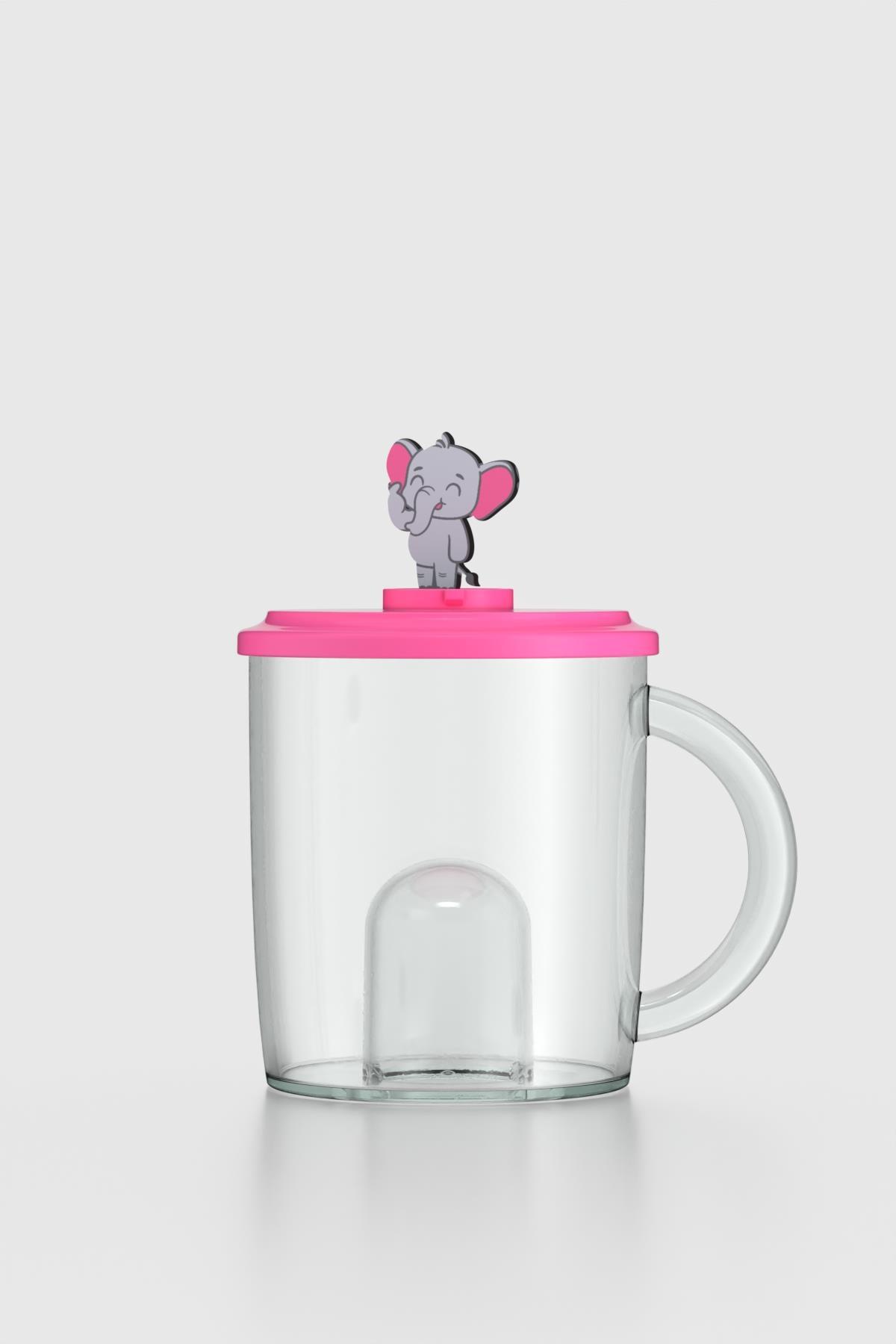 Renga Joy Fil Figürlü 250 ml Kulplu Tritan Bardak 222053 Pembe fotoğrafı 3 (önizleme)