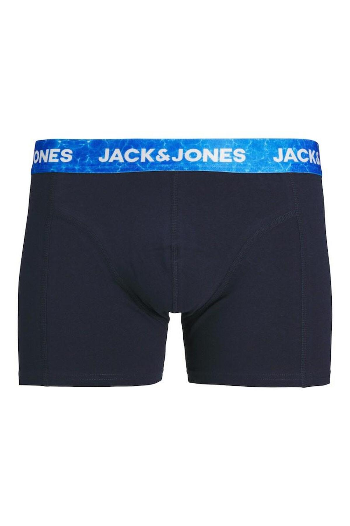 بوکسور مردانه جک جونز مدل لوکا سالید کد 12260589 جک اند جونز باکسر Jack & Jones