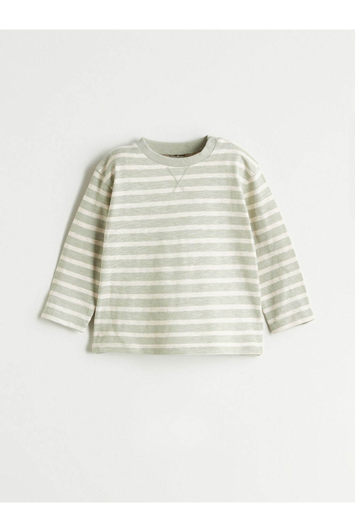 LC Waikiki Bisiklet Yaka Erkek Bebek Sweatshirt fotoğrafı 2 (önizleme)