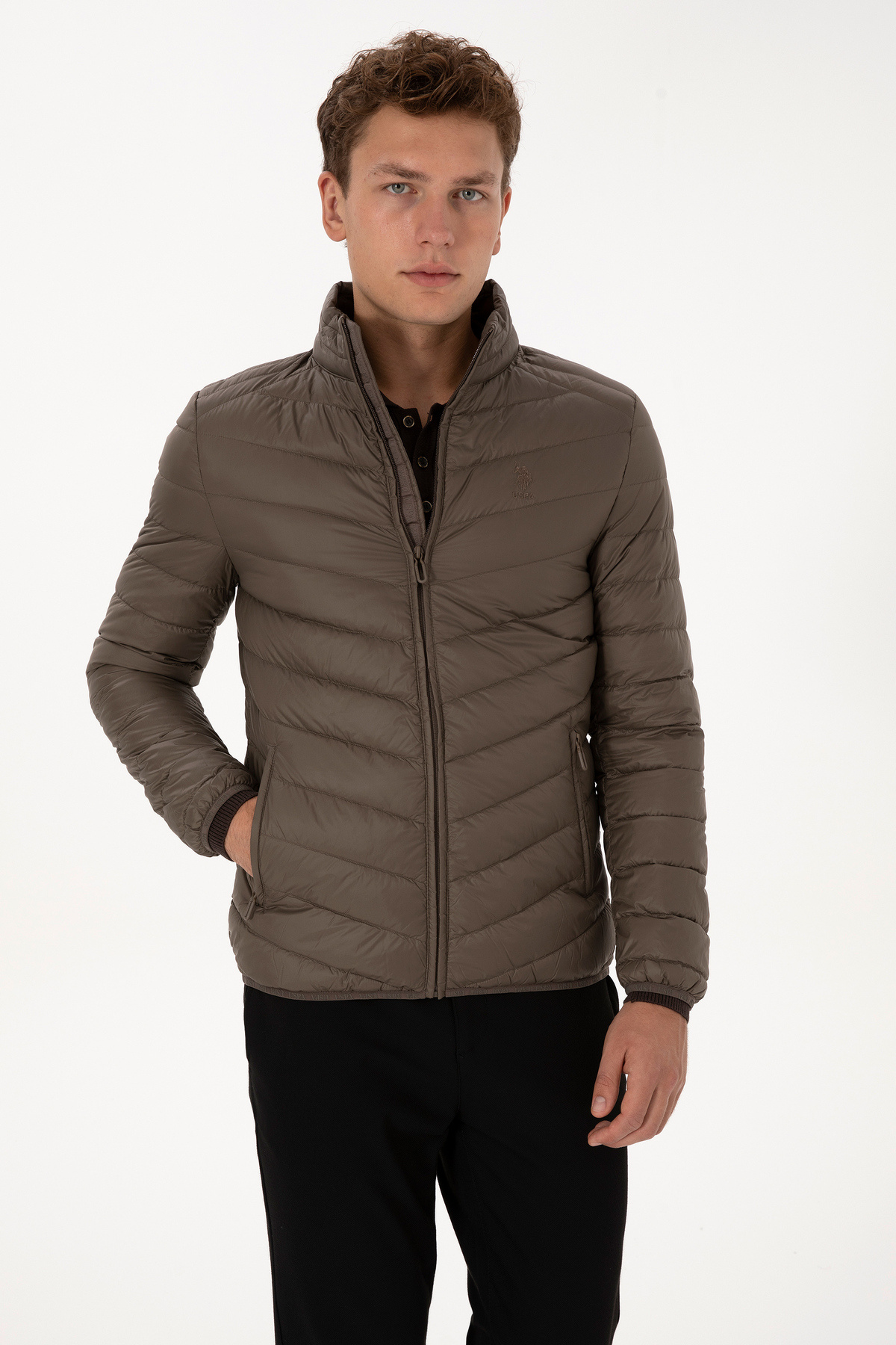 یو اس پولو کاپشن سمور مردانه ۵۰۳۱۰۰۷۱-VR052