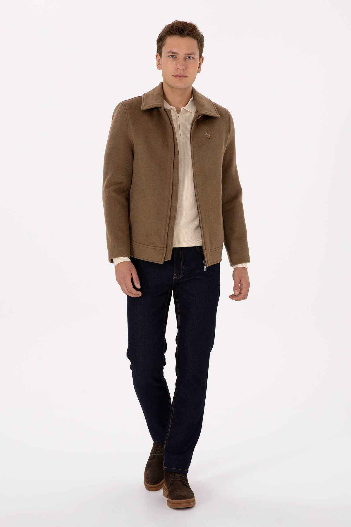 کاپشن مردانه یقه کلاسیک | یو اس پولو U.S. Polo Assn. 50310333 CN - تصویر 4