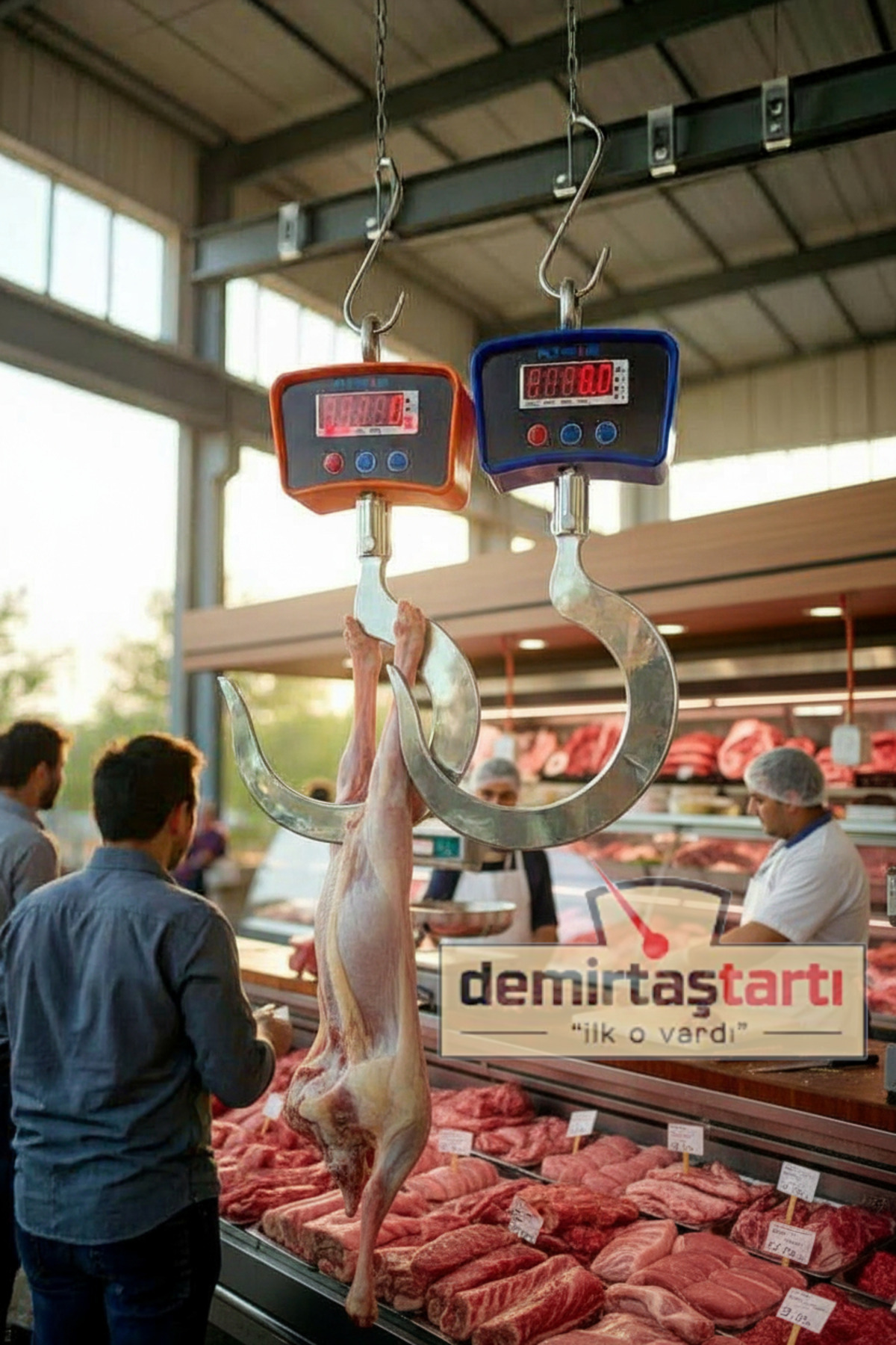 Demirtaş Tartı 500 Kg Çengelli Kasap Baskülü Askılı Kantar Kasap Kantarı Çengelli Kantar