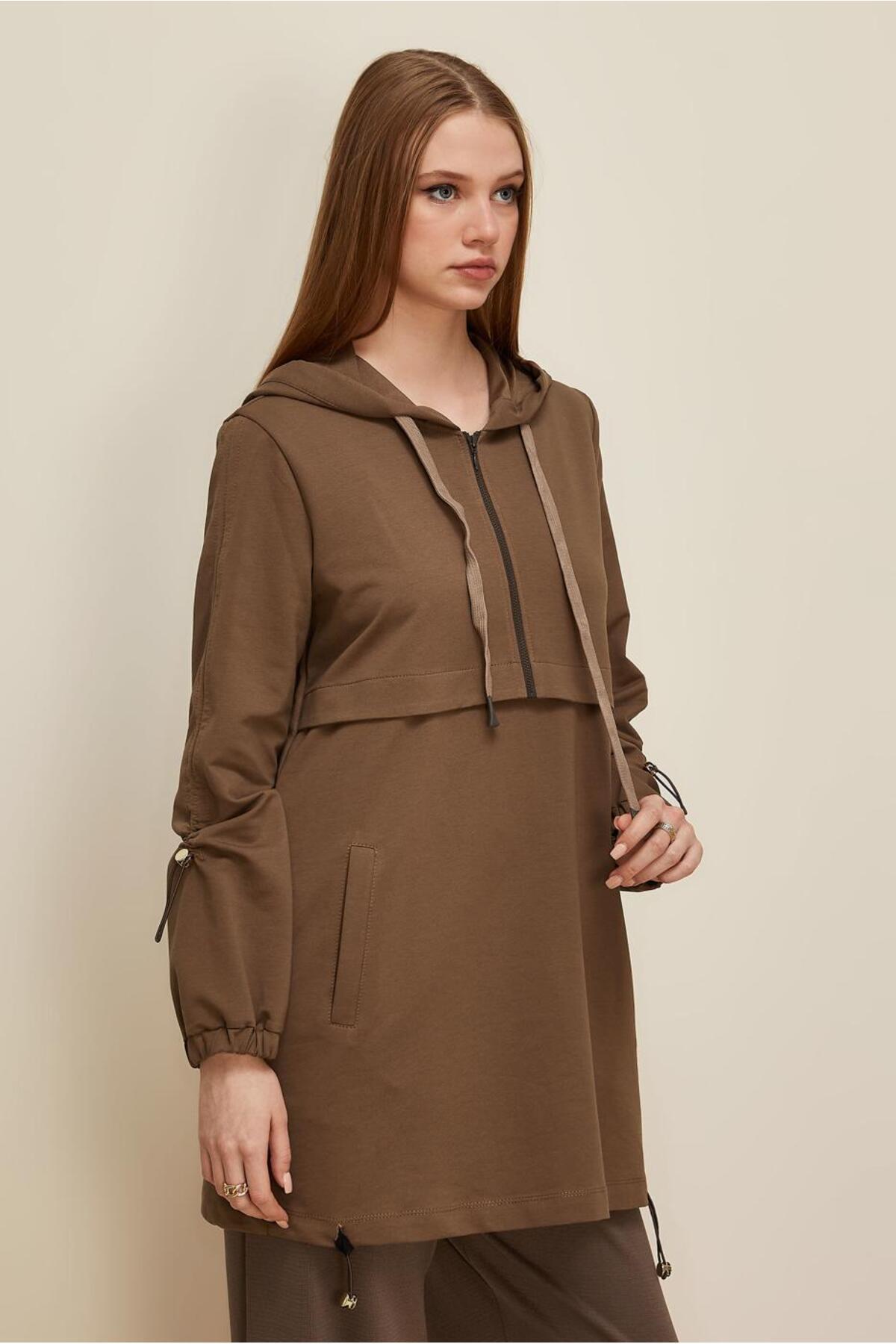 آلوینا تونیک ورزشی کلاه‌دار کد ۴۵۹۷۸