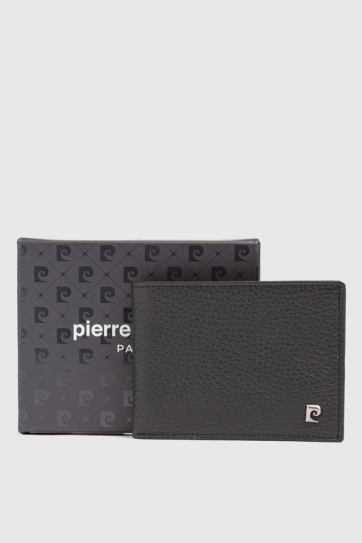 پیر کاردین جا کارتی کیف پول مردانه چرم اصل 075 مدل FLOTUR-BLACK