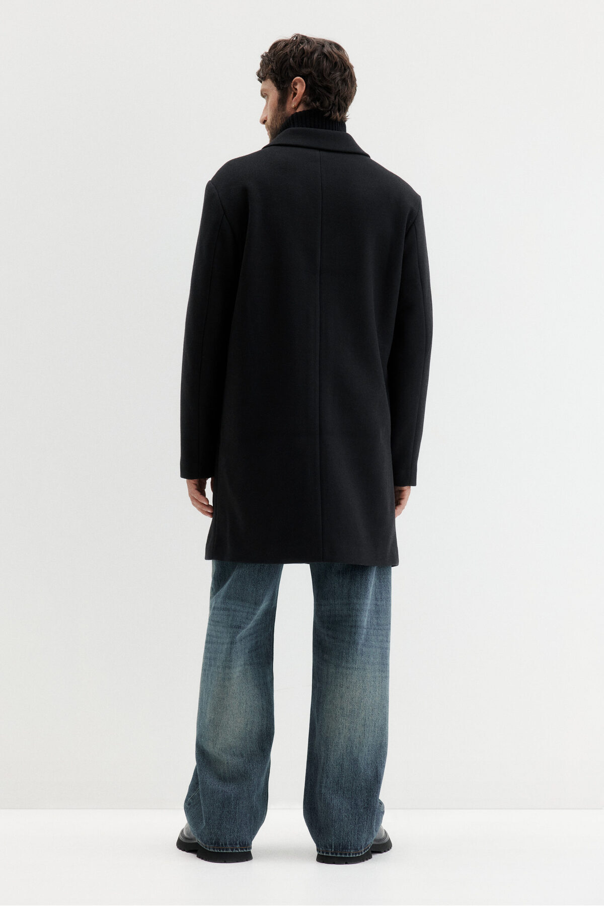پالتو مردانه راسته آستین استاندارد | اچ اند ام H&M 1294108 - تصویر 5