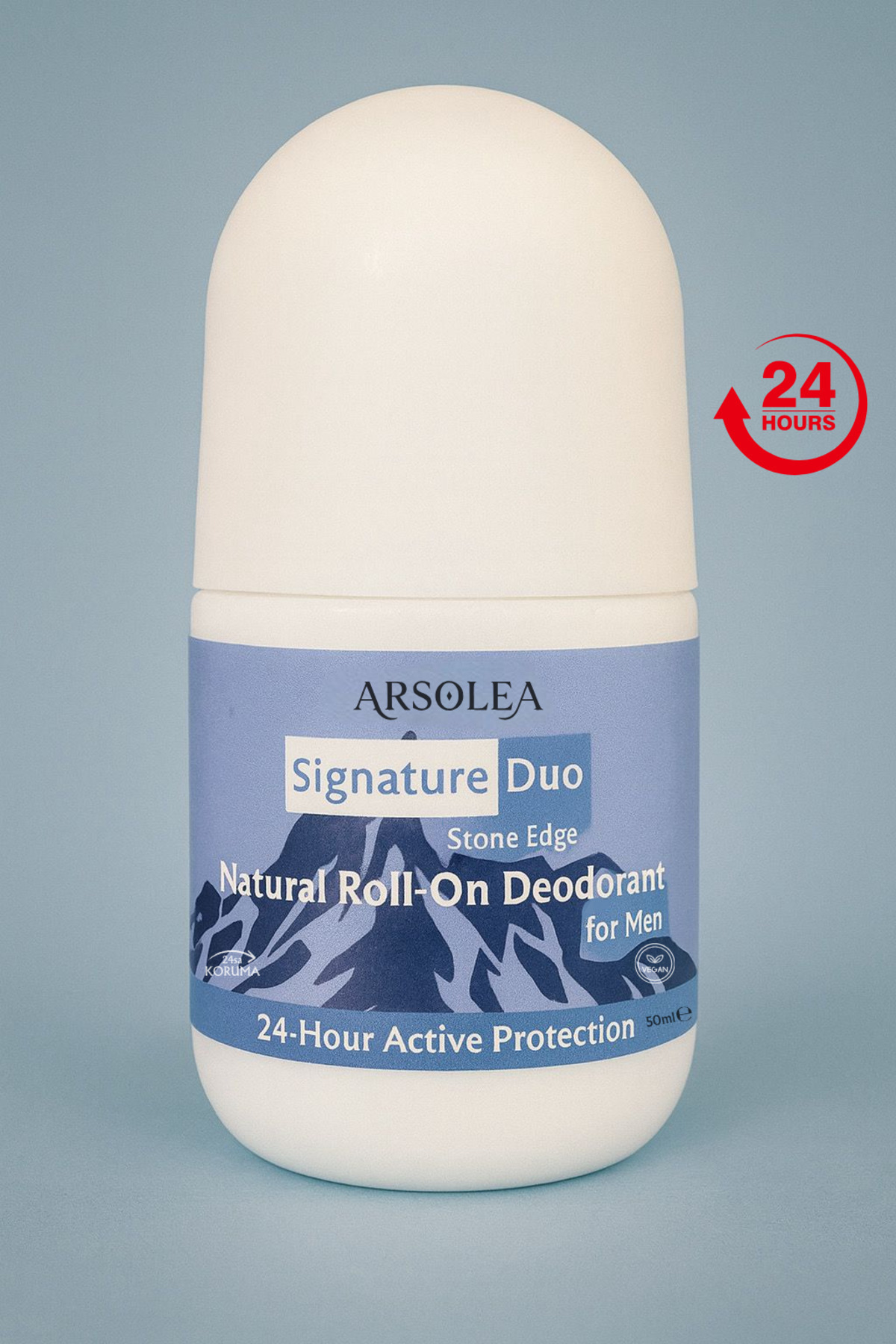 Doğal Koku Önleyici Roll-On Deodorant Erkek - Fresh Koku - 24 Saat Etkili - Tüm Cilt Tipleri