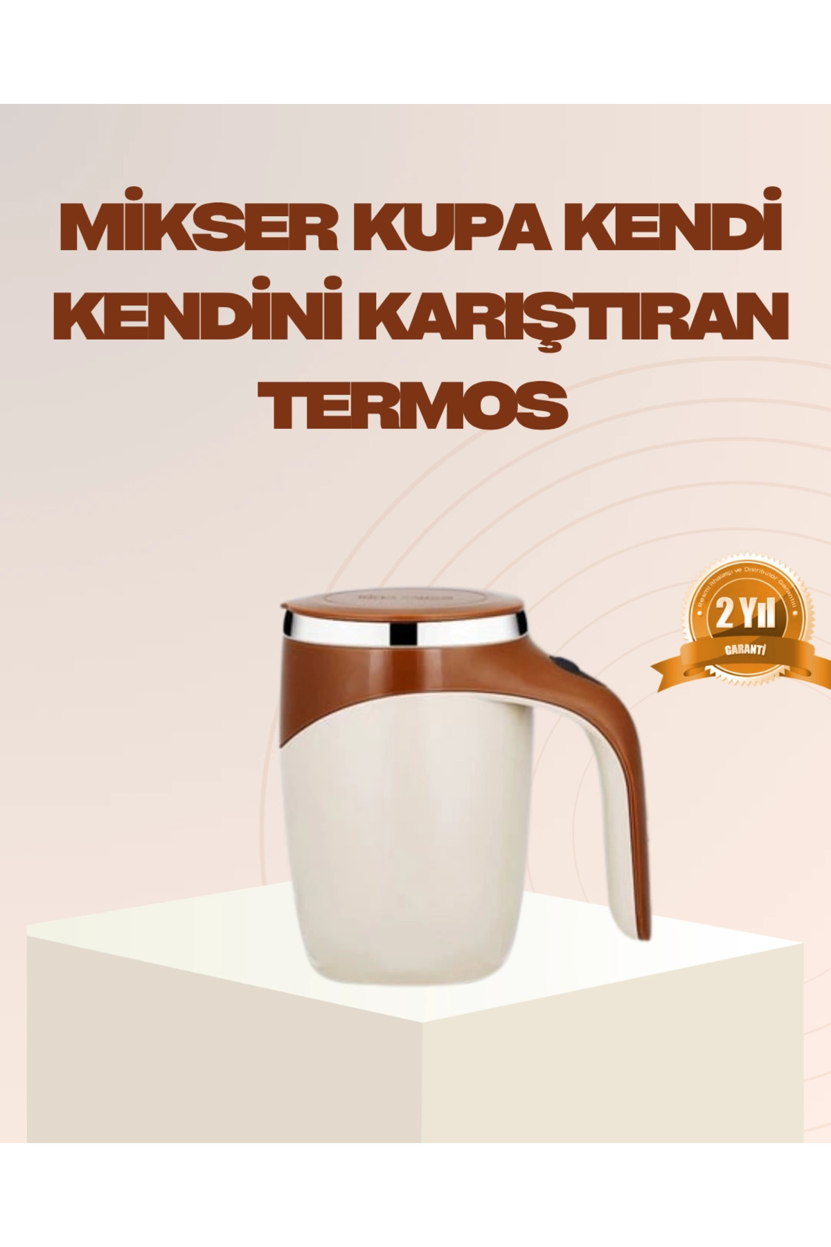 CannStore USB Şarjlı Manyetik Karıştırıcı Kupa - Otomatik Kahve Karıştırma Bardağı