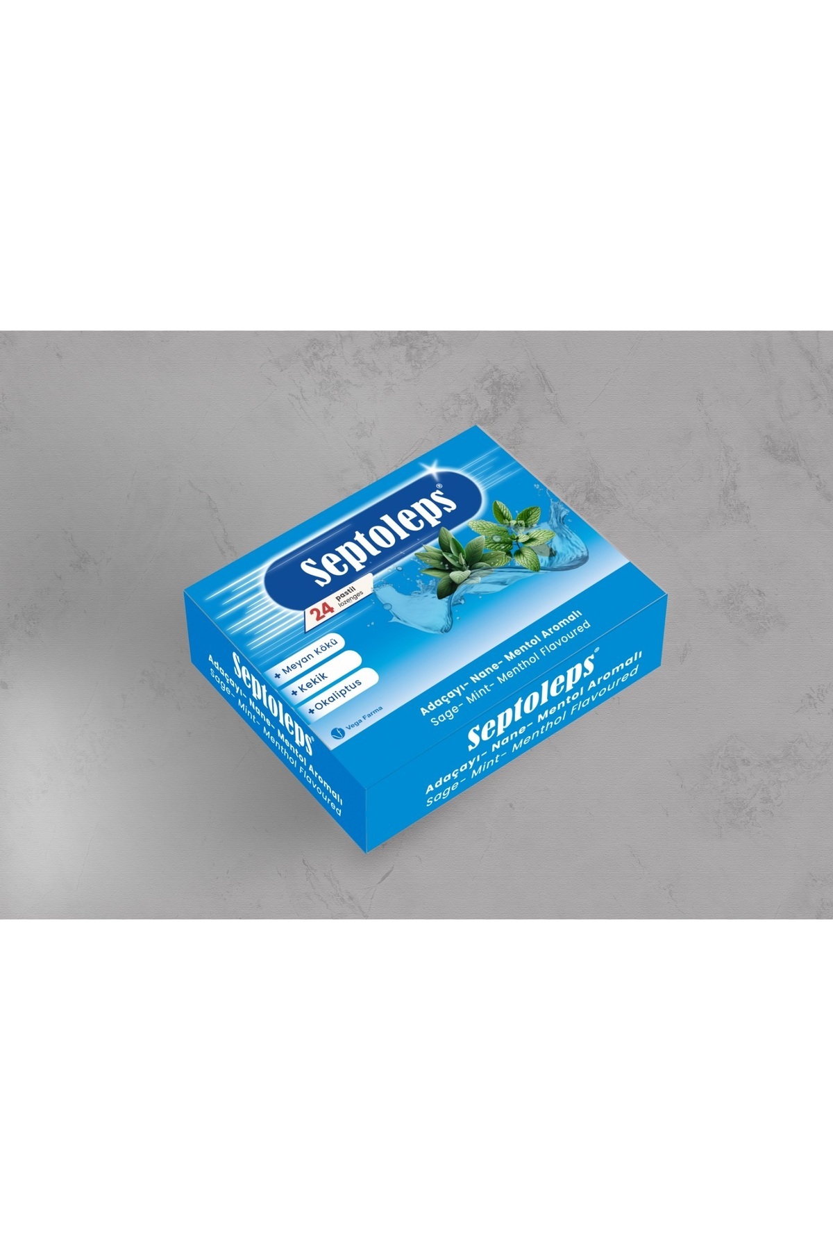 ARELMED SEPTOLEPS pastil meyan kökü,kekik ,okaliptus