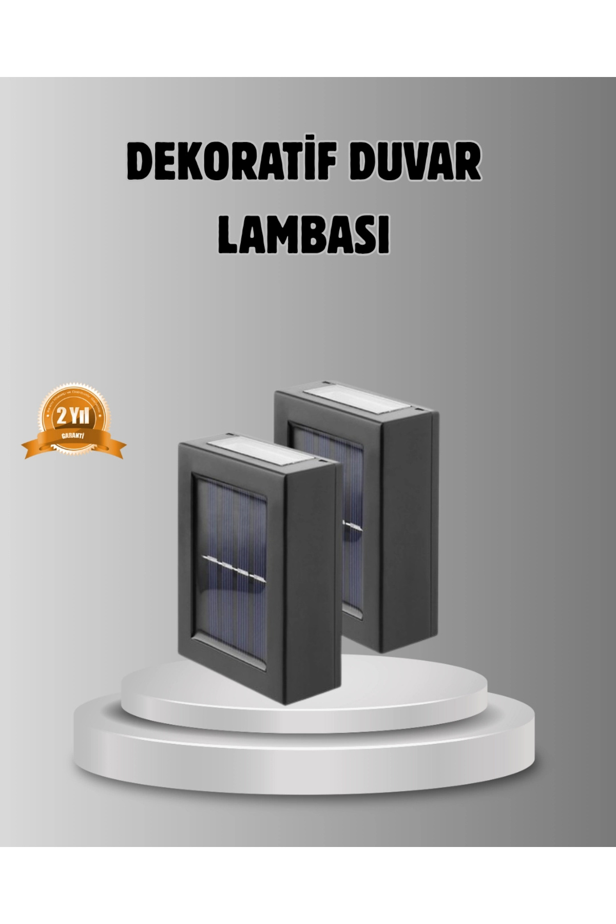 CANSA Güneş Enerjili 6 LED Solar Lamba – Fotoselli, Su Geçirmez ve Çevre Dostu Bahçe Işığı