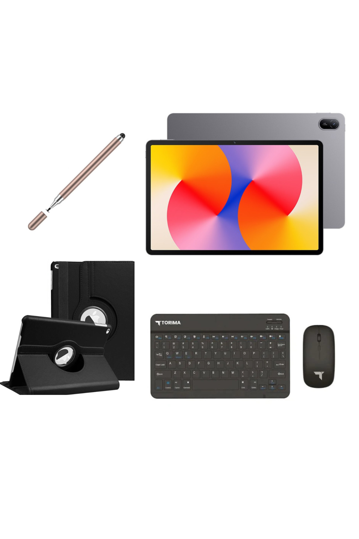 Huawei MatePad SE 11 INCH (SİM KARTLI) 4GB RAM 128GB Tablet GOLD KALEM+SİYAH KLAVYE MOUSE+SİYAH KILIF